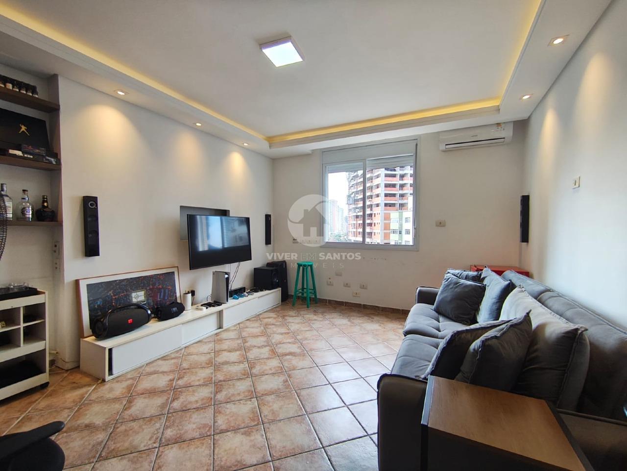 Apartamento Frente Mar Totalmente Reformado e Vista Permanente na Ponta da Praia - Santos/SP em Ponta da Praia, Santos — foto 21