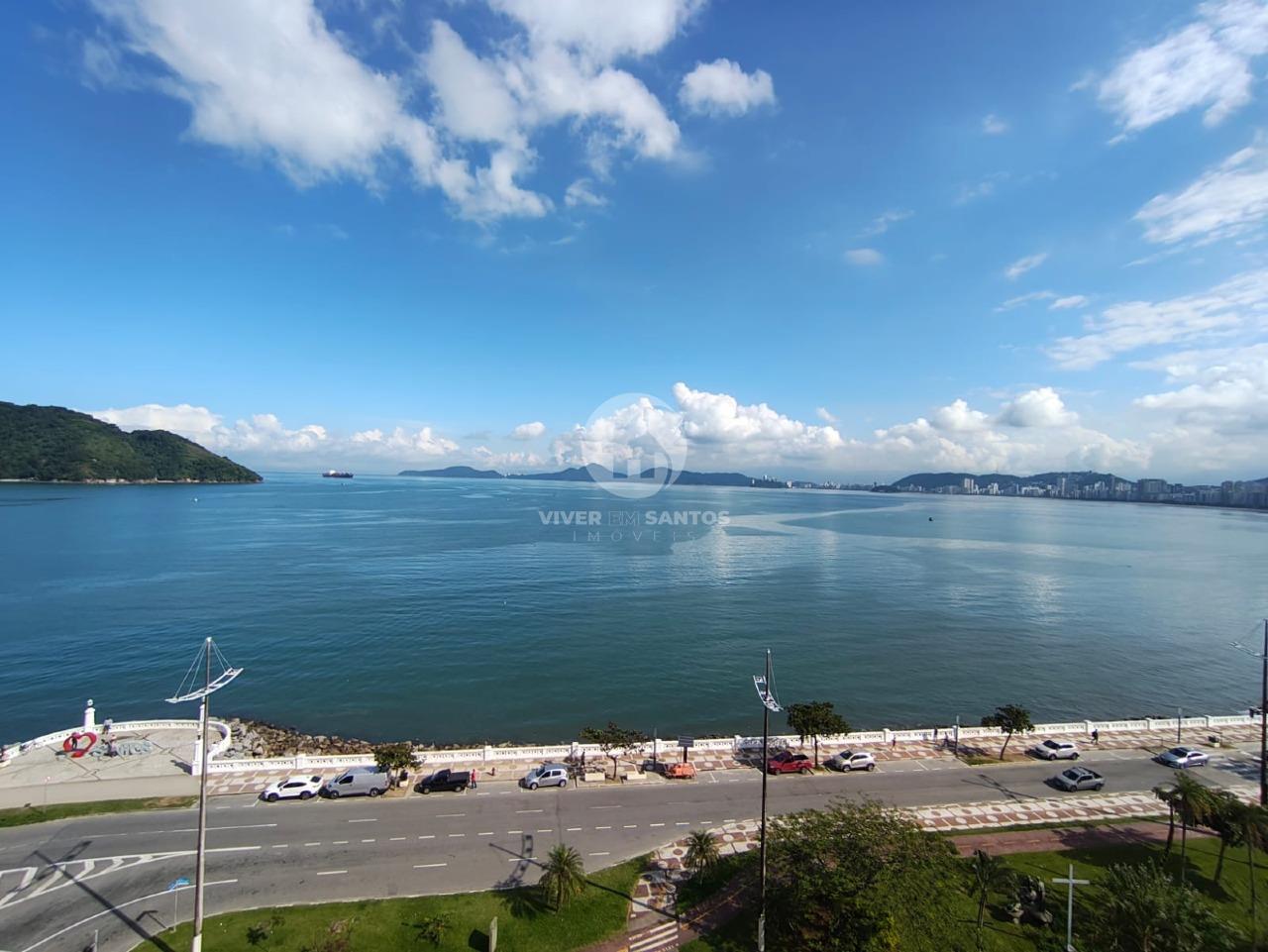 Apartamento Frente Mar Totalmente Reformado e Vista Permanente na Ponta da Praia - Santos/SP em Ponta da Praia, Santos — foto 6