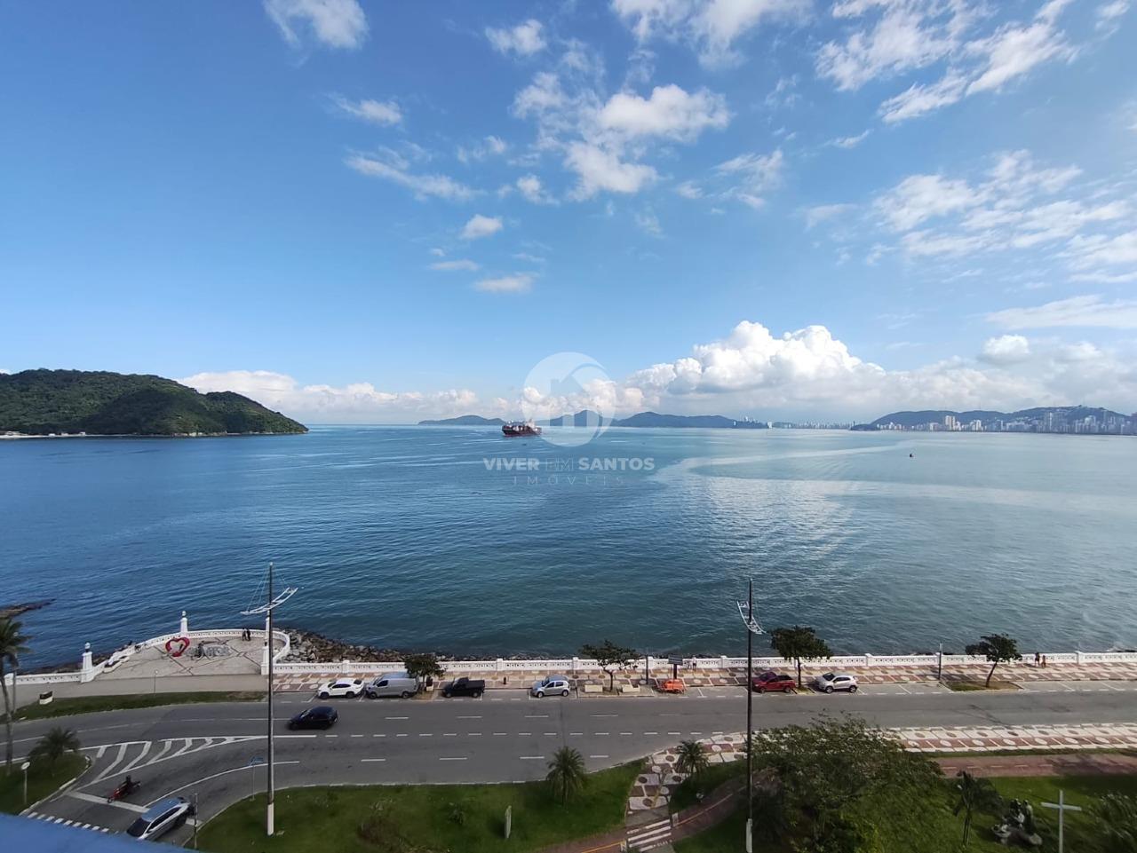 Apartamento Frente Mar Totalmente Reformado e Vista Permanente na Ponta da Praia - Santos/SP em Ponta da Praia, Santos — foto 22