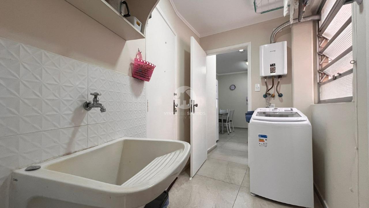 Apartamento vista mar com 3 quartos no Gonzaga em Gonzaga, Santos — foto 24