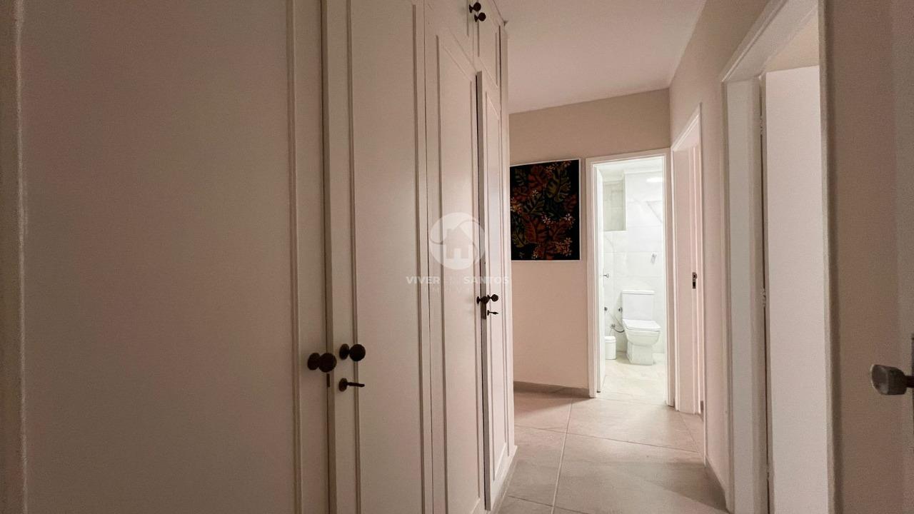 Apartamento vista mar com 3 quartos no Gonzaga em Gonzaga, Santos — foto 9