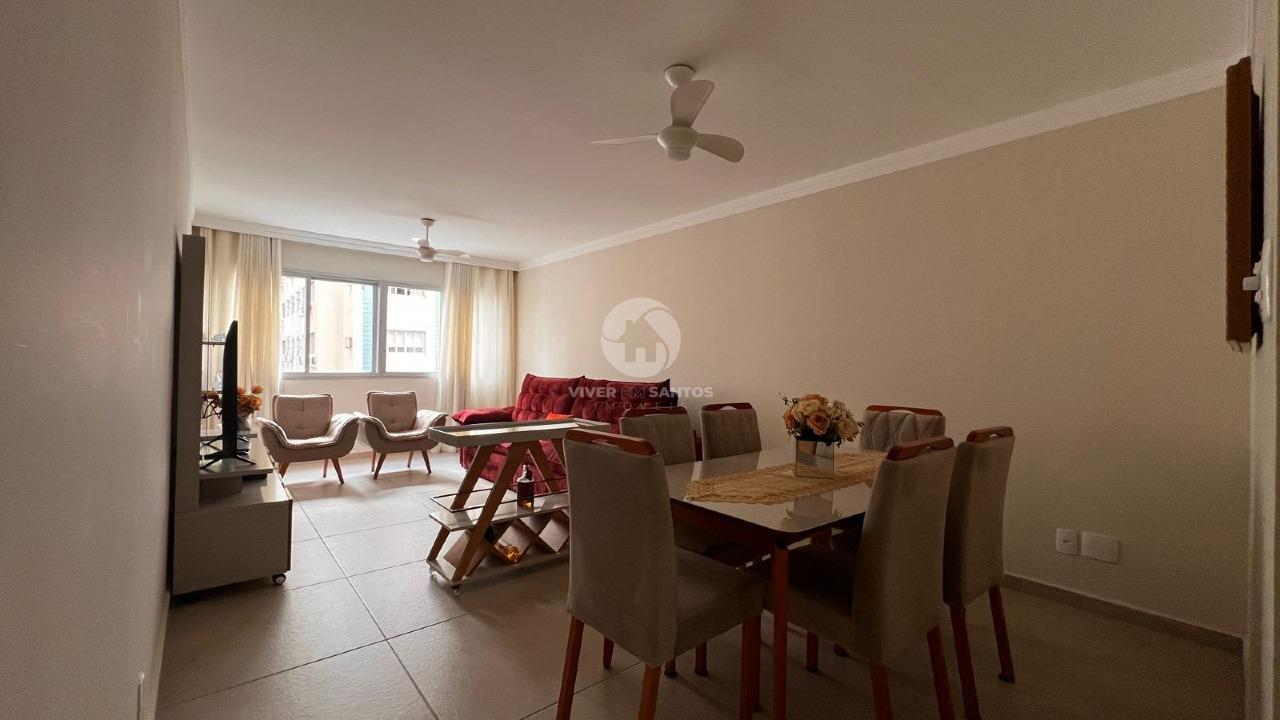 Apartamento vista mar com 3 quartos no Gonzaga em Gonzaga, Santos — foto 8