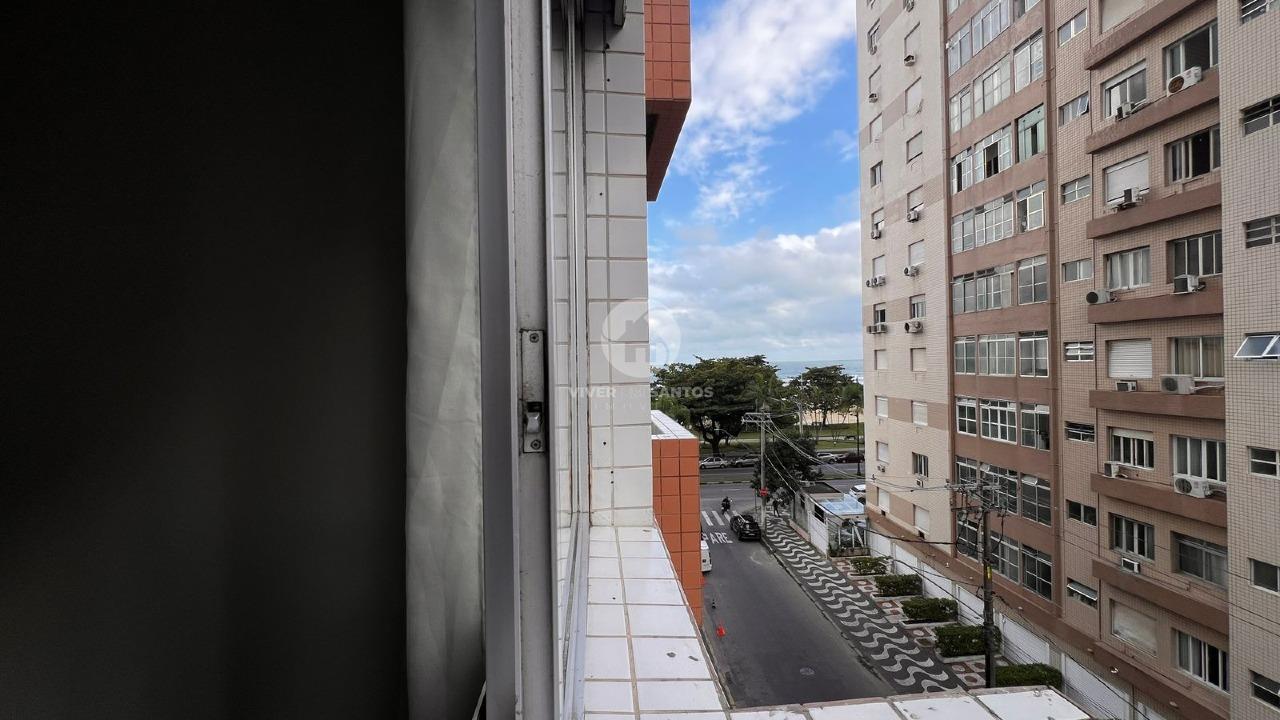 Apartamento vista mar com 3 quartos no Gonzaga em Gonzaga, Santos — foto 3