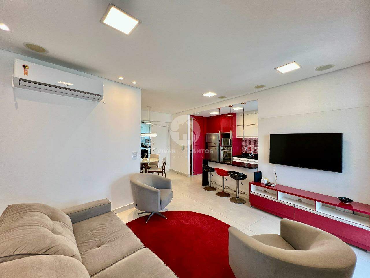 Apartamento 1 Dormitórios, Suíte, Vista Mar e Lazer Completo na Pompéia - Santos SP em Pompéia, Santos — foto 5