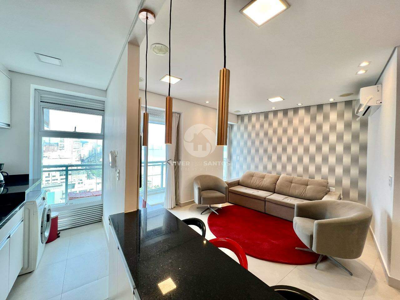 Apartamento 1 Dormitórios, Suíte, Vista Mar e Lazer Completo na Pompéia - Santos SP em Pompéia, Santos — foto 7