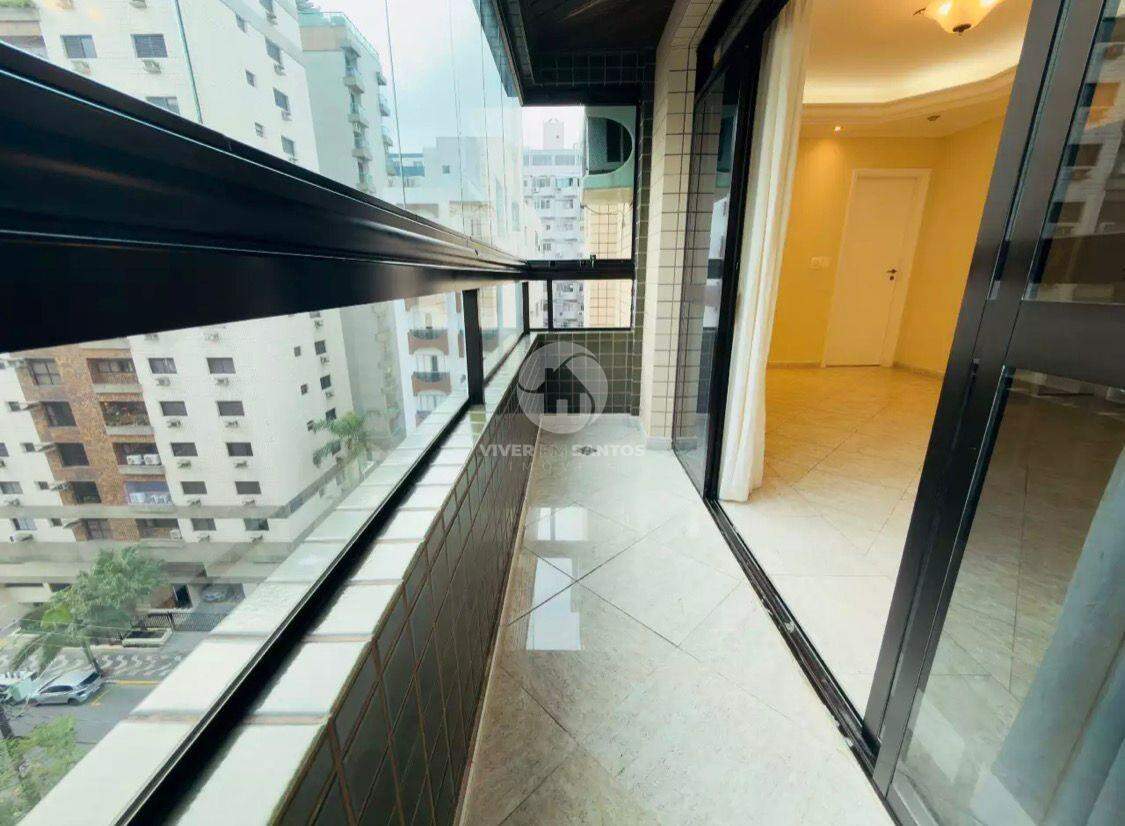 Apartamento 3 Dormitórios, 2 Vagas, Vista Lateral para o Mar e Sacada na Aparecida - Santos SP em Aparecida, Santos — foto 2