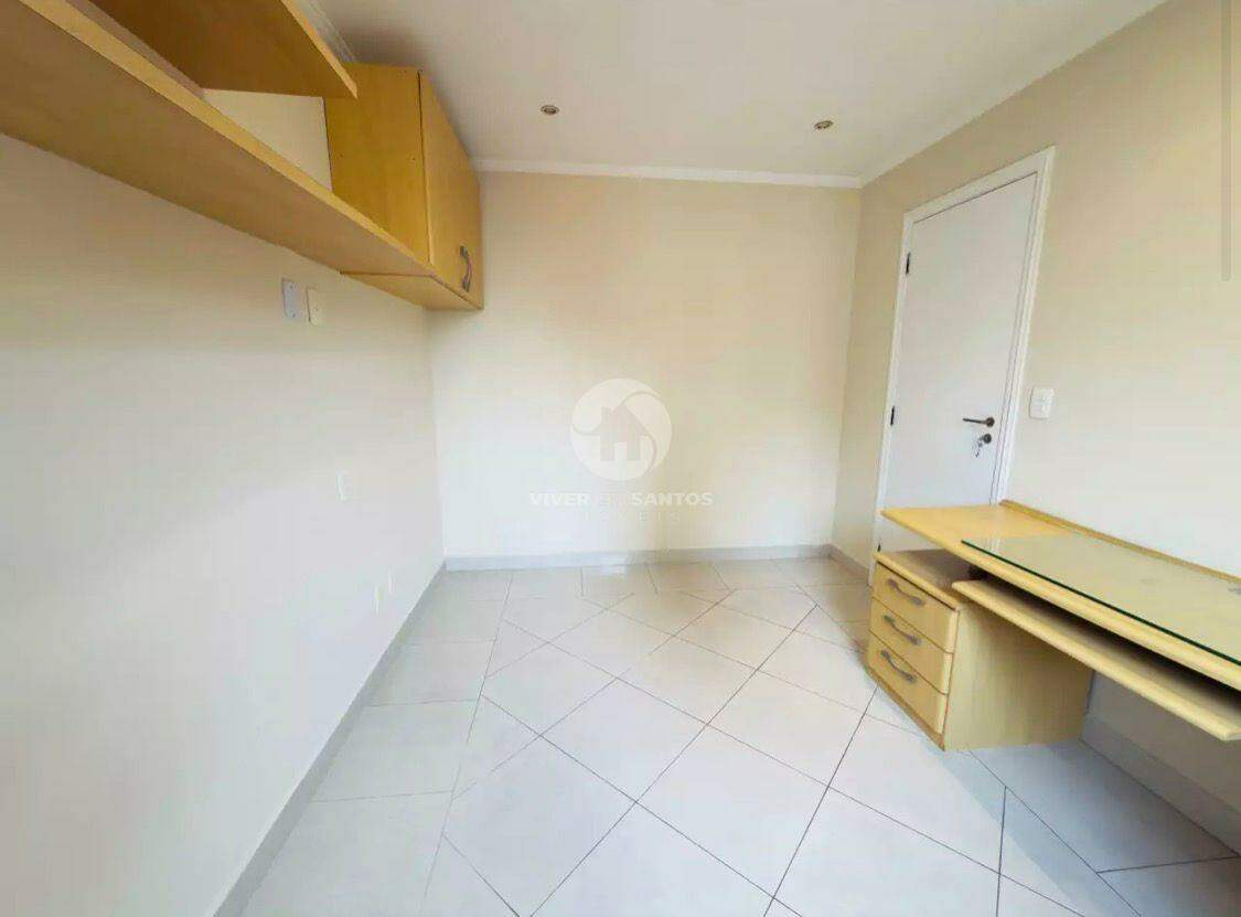 Apartamento 3 Dormitórios, 2 Vagas, Vista Lateral para o Mar e Sacada na Aparecida - Santos SP em Aparecida, Santos — foto 12