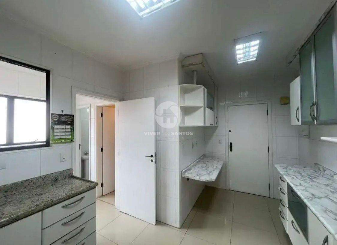 Apartamento 3 Dormitórios, 2 Vagas, Vista Lateral para o Mar e Sacada na Aparecida - Santos SP em Aparecida, Santos — foto 14