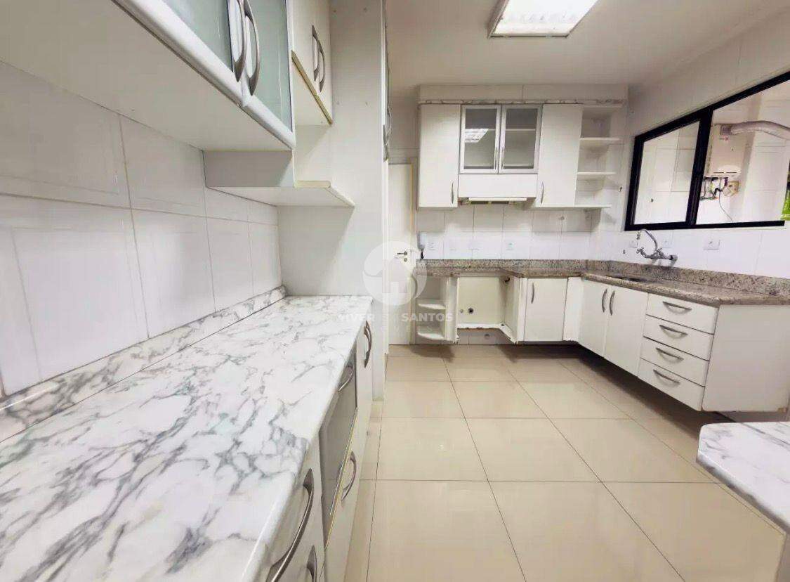 Apartamento 3 Dormitórios, 2 Vagas, Vista Lateral para o Mar e Sacada na Aparecida - Santos SP em Aparecida, Santos — foto 18