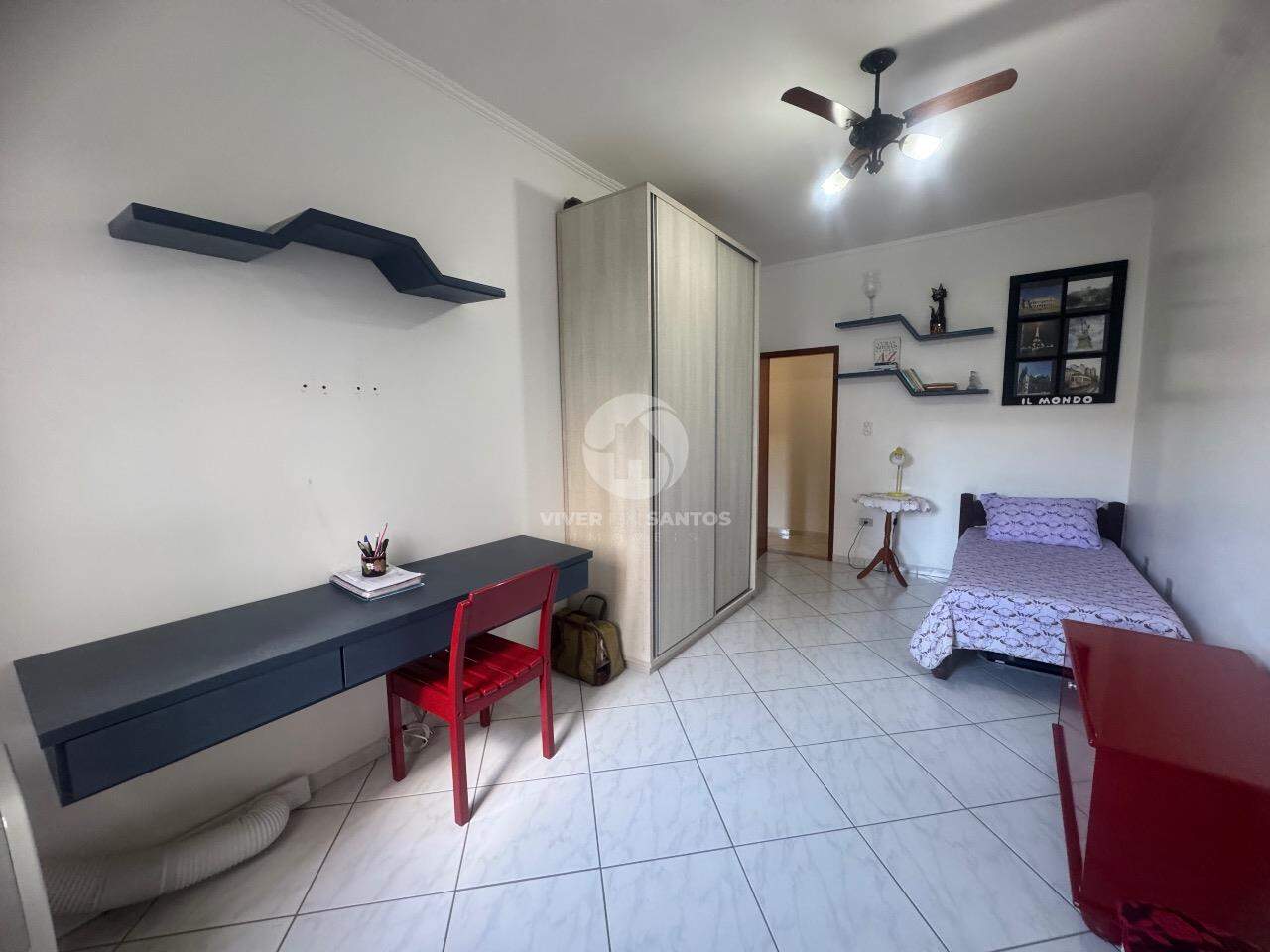 Casa Sobreposta Alta 3 dormitórios, 2 Vagas e Área Gourmet com Churrasqueira - Marapé Santos SP em Marapé, Santos — foto 22