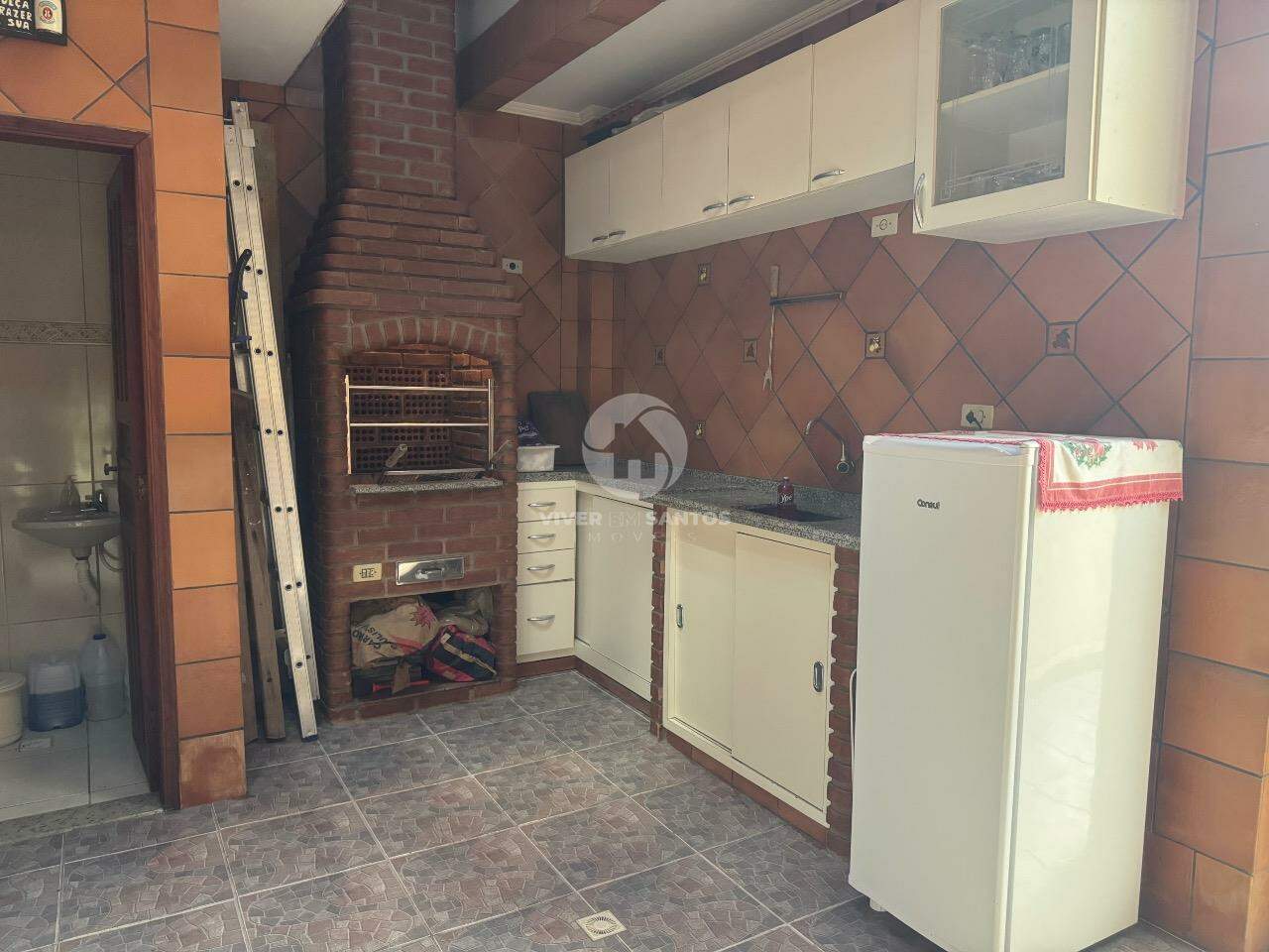 Casa Sobreposta Alta 3 dormitórios, 2 Vagas e Área Gourmet com Churrasqueira - Marapé Santos SP em Marapé, Santos — foto 25