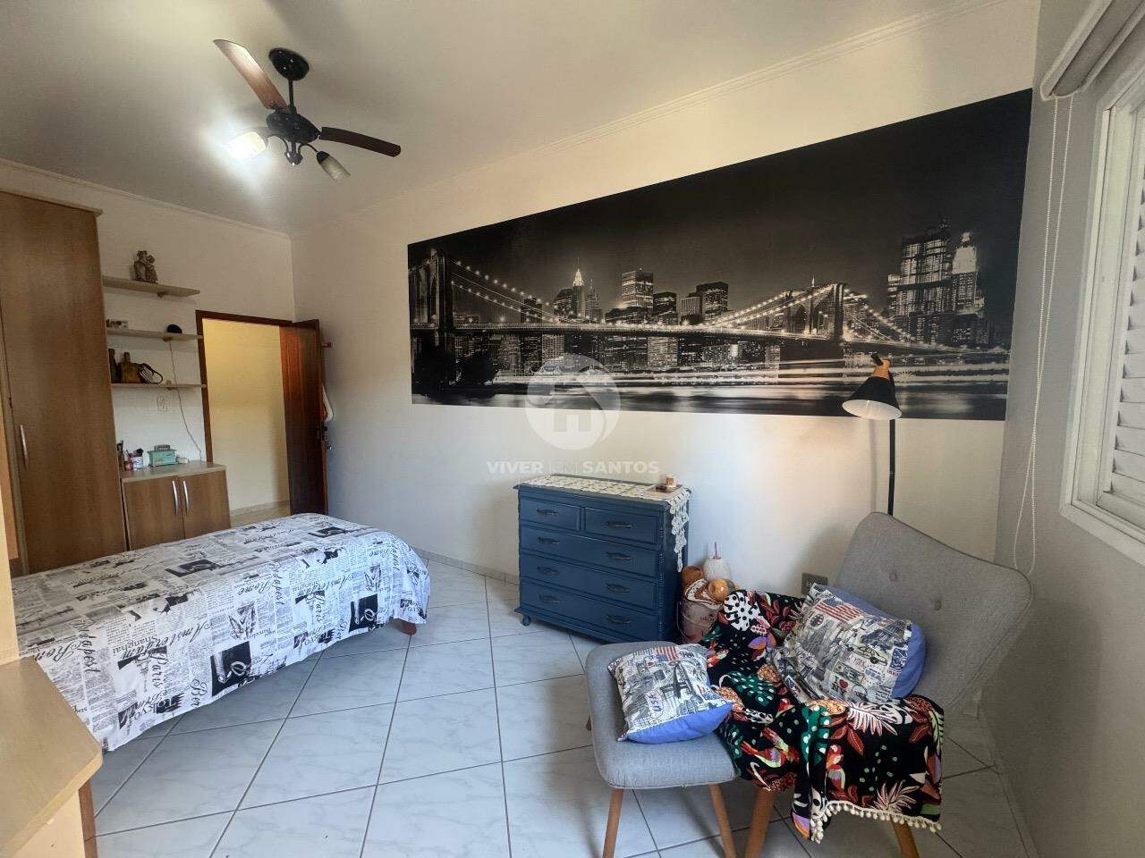 Casa Sobreposta Alta 3 dormitórios, 2 Vagas e Área Gourmet com Churrasqueira - Marapé Santos SP em Marapé, Santos — foto 16