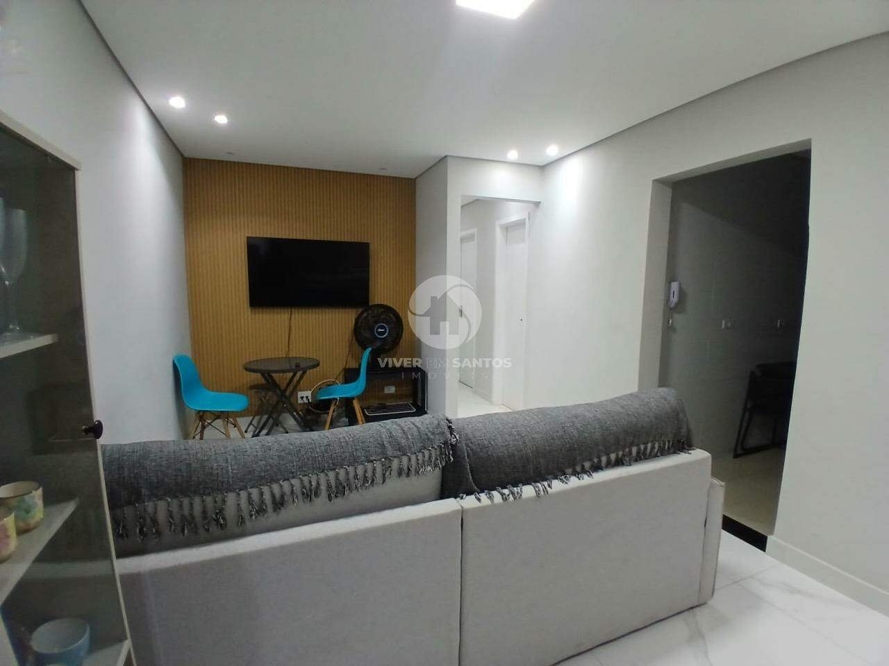 Apartamento 2 Dormitórios, Suíte, 1 Vaga e Varanda na Pompéia - Santos SP em Pompéia, Santos — foto 3
