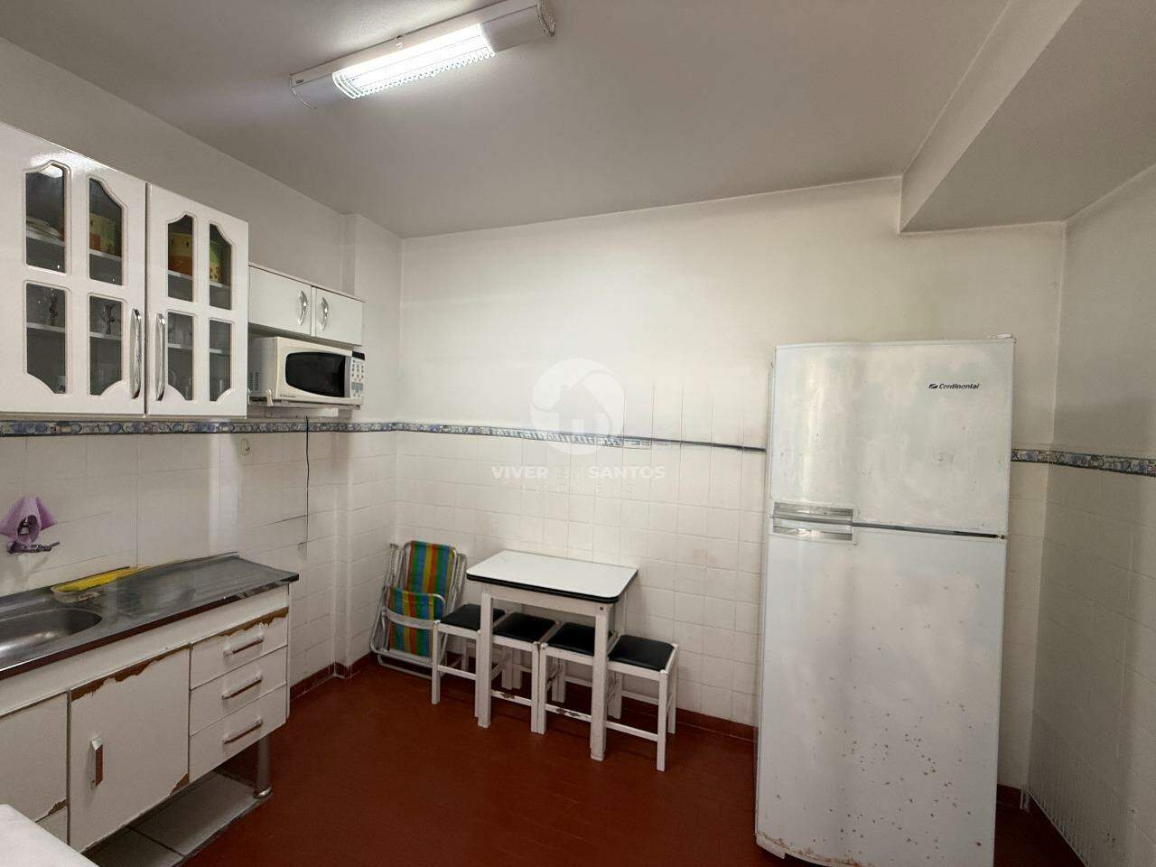 Apartamento 1 Dormitório, 100 Metros da Praia e Excelente Potencial de Modernização na Aparecida - Santos SP em Aparecida, Santos — foto 5