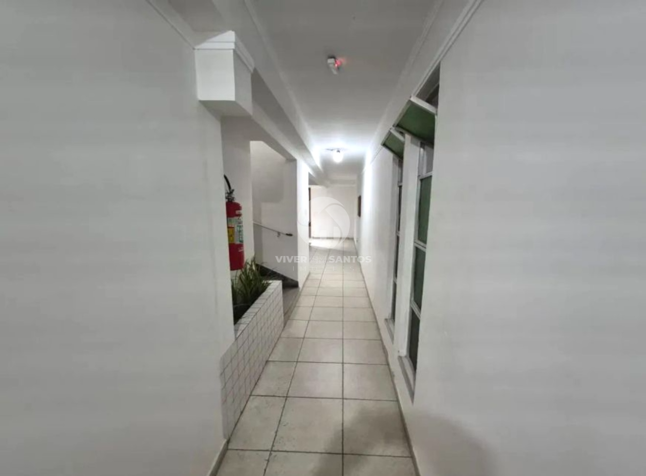 Apartamento 1 Dormitório, 100 Metros da Praia e Excelente Potencial de Modernização na Aparecida - Santos SP em Aparecida, Santos — foto 7
