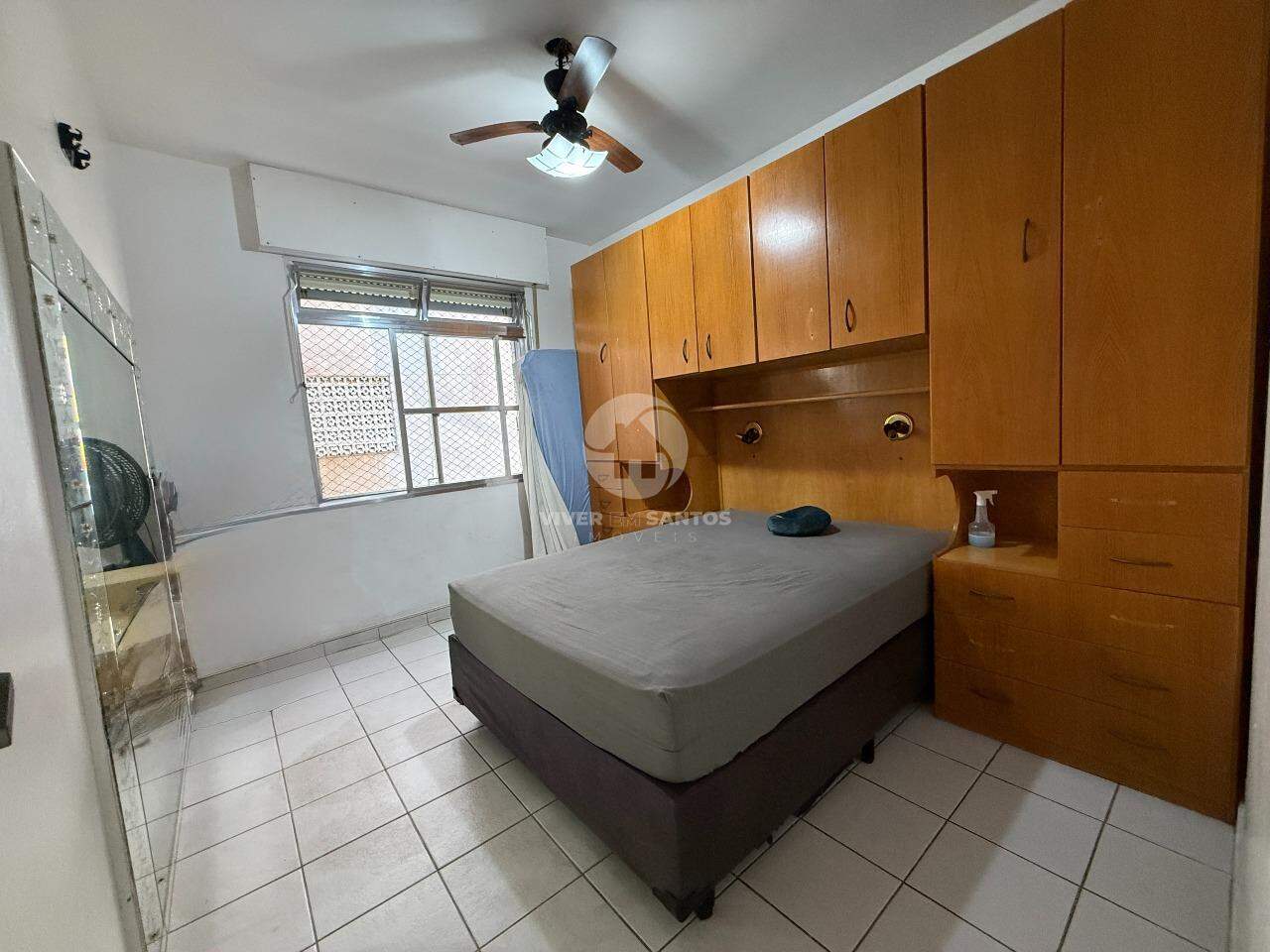 Apartamento 1 Dormitório, 100 Metros da Praia e Excelente Potencial de Modernização na Aparecida - Santos SP em Aparecida, Santos — foto 3