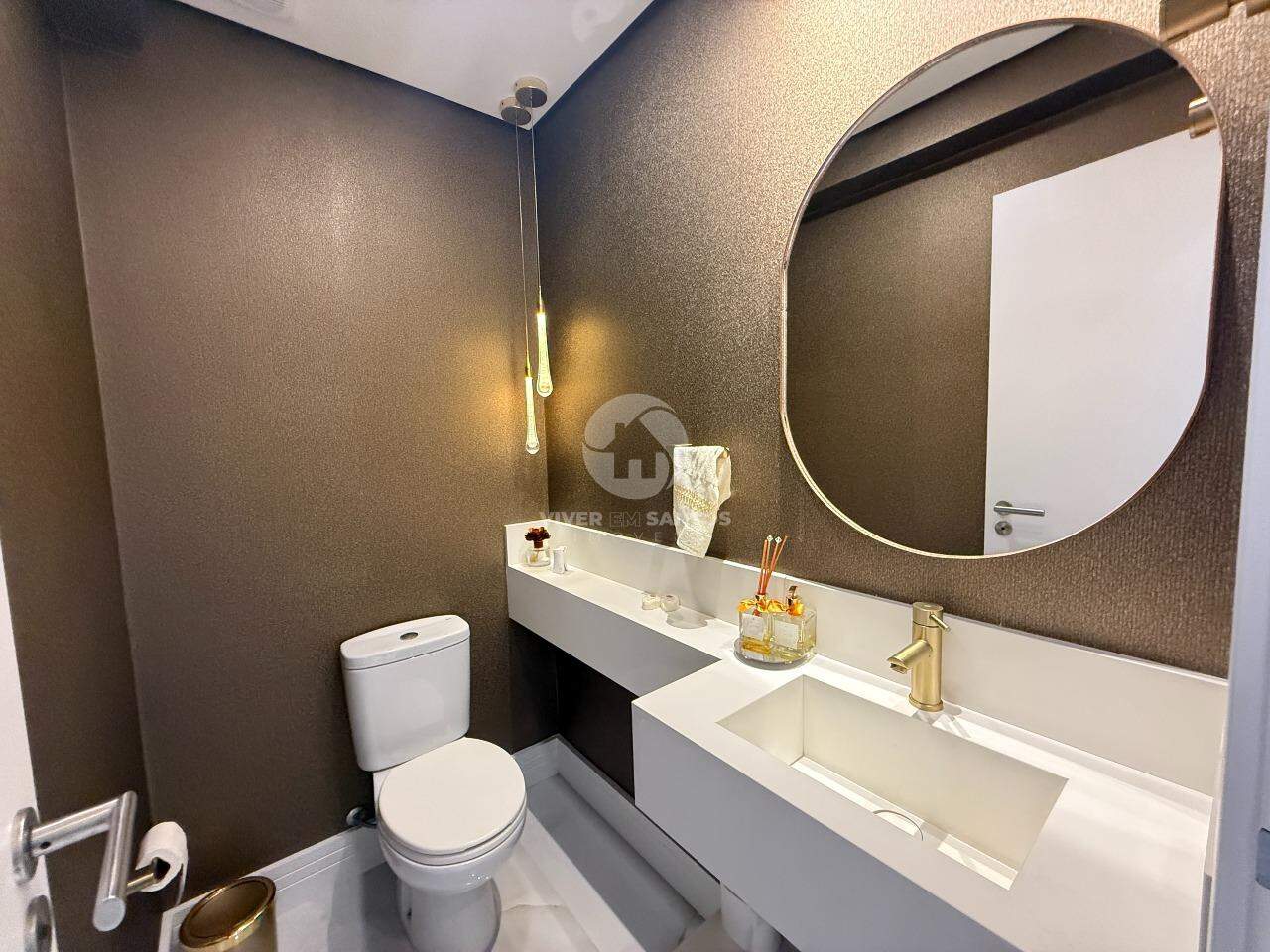 Apartamento 3 Dormitórios, 2 Vagas, Vista Panorâmica para o Mar e Lazer Completo na Aparecida - Santos SP em Aparecida, Santos — foto 12