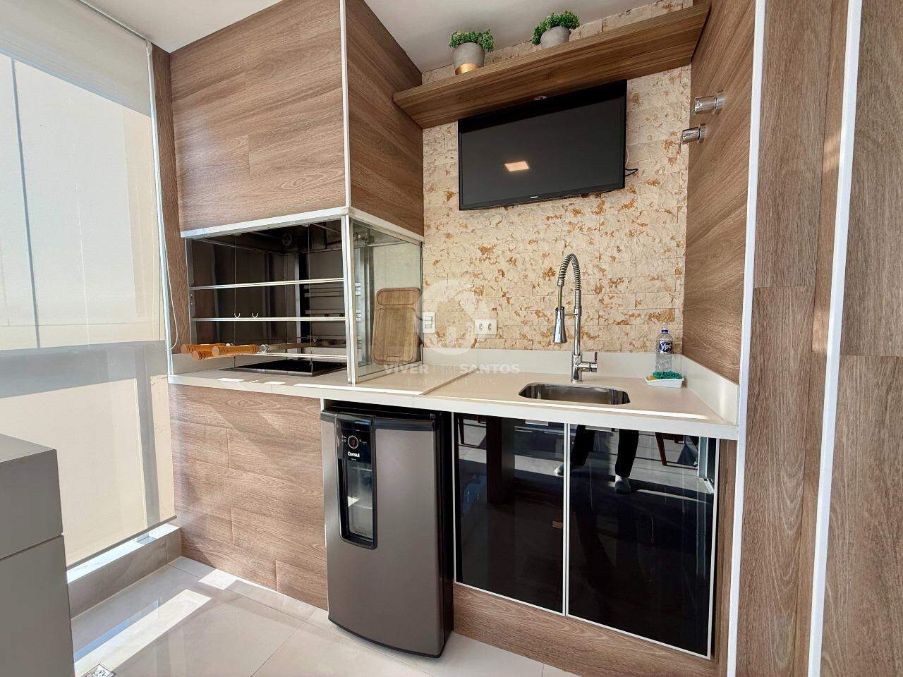 Apartamento 3 Dormitórios, 2 Vagas, Vista Panorâmica para o Mar e Lazer Completo na Aparecida - Santos SP em Aparecida, Santos — foto 8