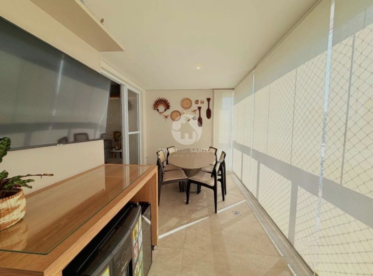 Apartamento 2 Suítes, Varanda Gourmet e Lazer Completo na Aparecida - Santos SP em Aparecida, Santos — foto 4