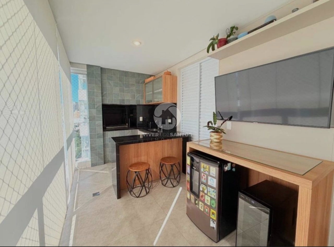 Apartamento 2 Suítes, Varanda Gourmet e Lazer Completo na Aparecida - Santos SP em Aparecida, Santos — foto 5