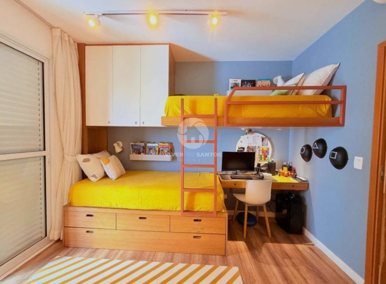 Apartamento 2 Suítes, Varanda Gourmet e Lazer Completo na Aparecida - Santos SP em Aparecida, Santos — foto 9