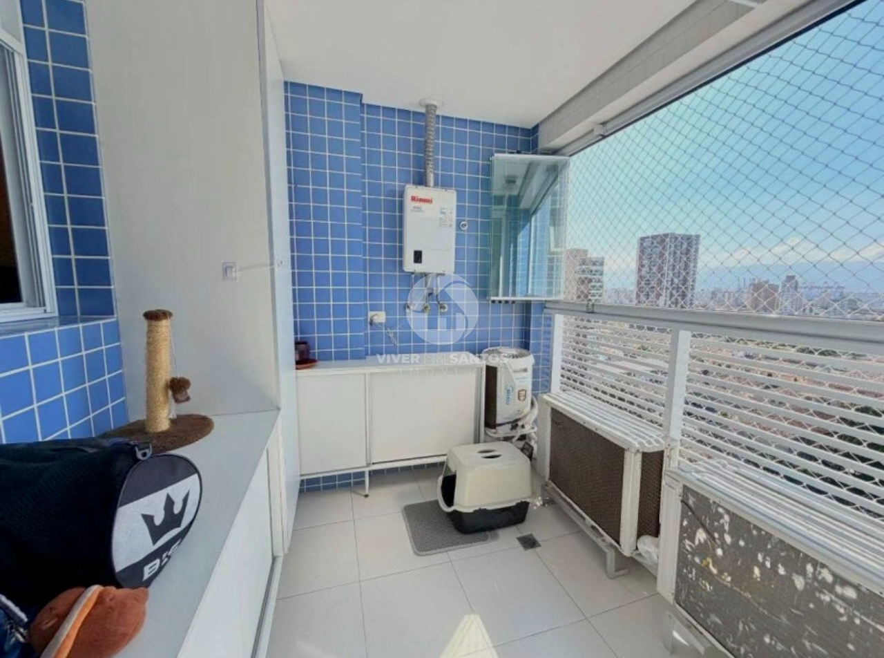 Apartamento 2 Suítes, Varanda Gourmet e Lazer Completo na Aparecida - Santos SP em Aparecida, Santos — foto 17