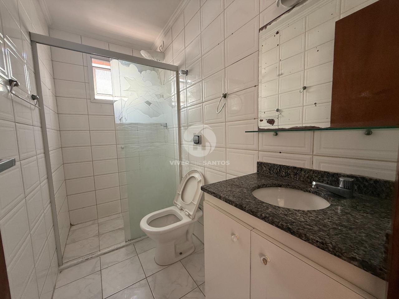 Apartamento 2 Dormitórios, Vaga Demarcada e Elevador no Campo Grande - Santos SP em Campo Grande, Santos — foto 14