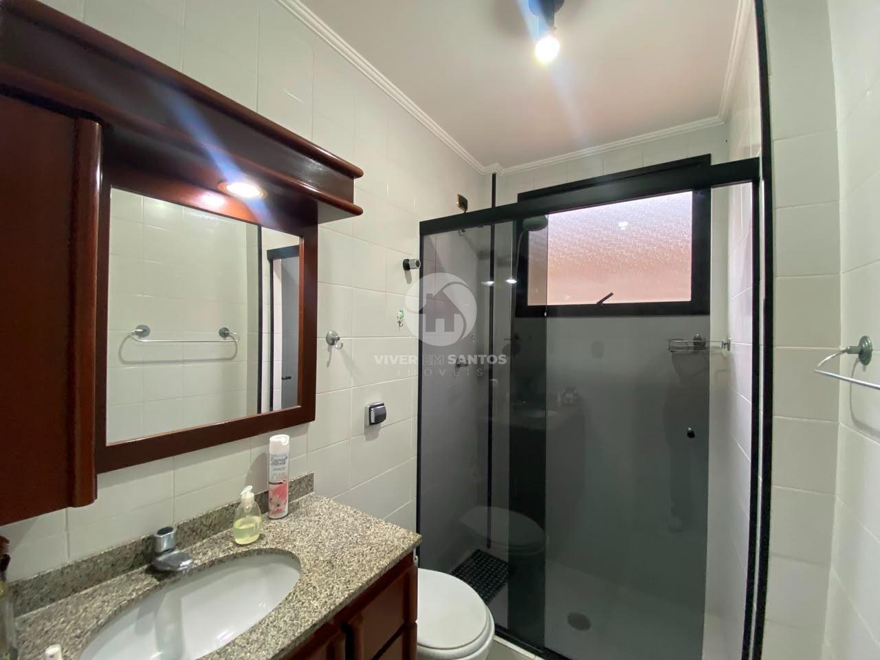 Apartamento 2 Dormitórios, Suíte, Garagem Fechada e 2 Quadras da Praia no Embaré - Santos SP em Embaré, Santos — foto 11