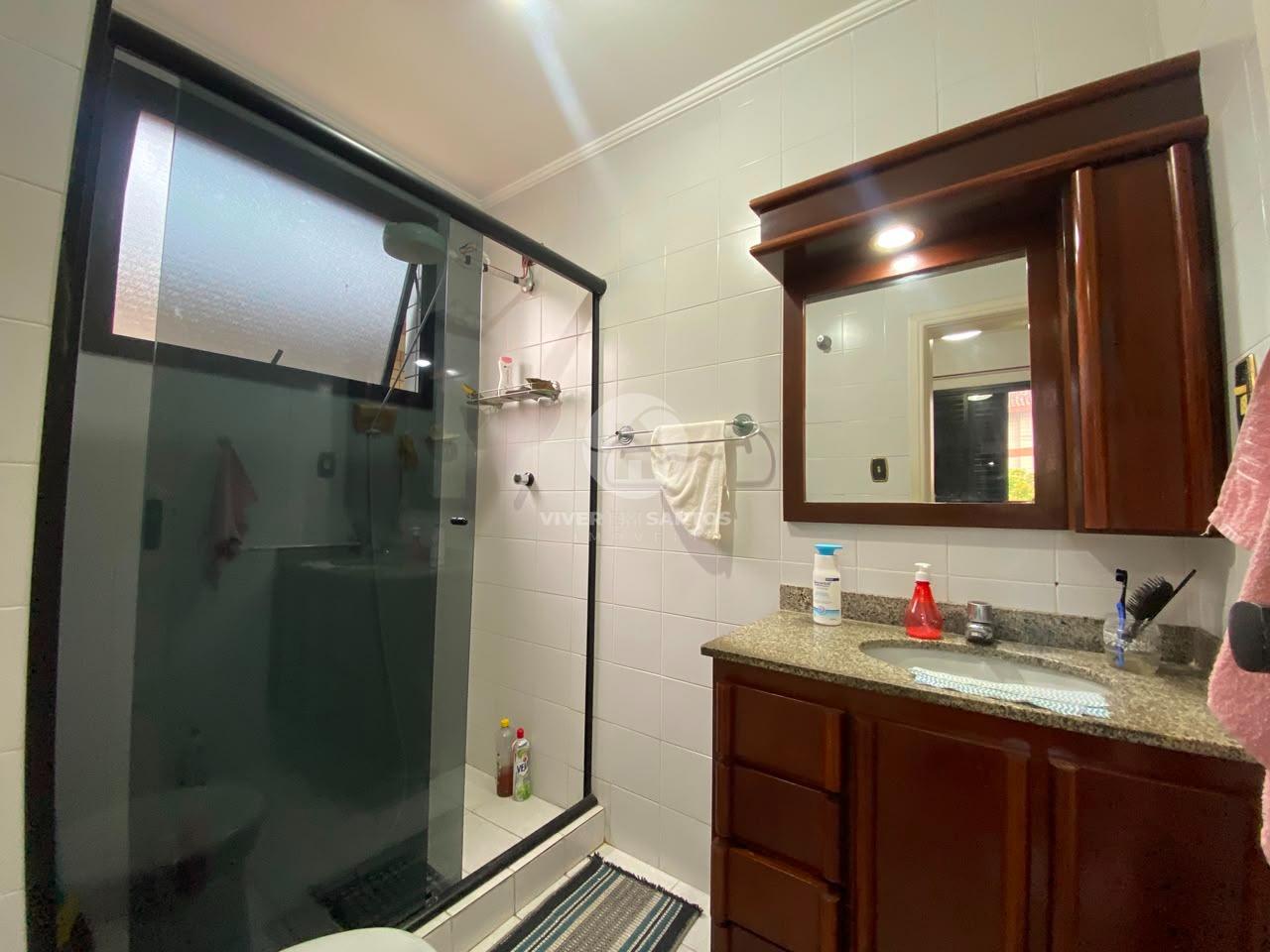 Apartamento 2 Dormitórios, Suíte, Garagem Fechada e 2 Quadras da Praia no Embaré - Santos SP em Embaré, Santos — foto 7