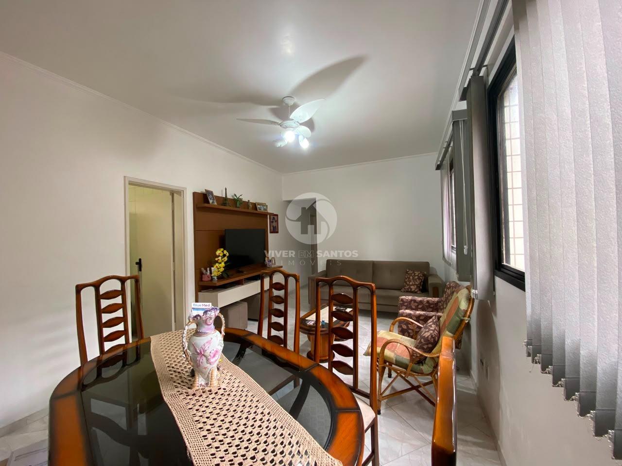 Apartamento 2 Dormitórios, Suíte, Garagem Fechada e 2 Quadras da Praia no Embaré - Santos SP em Embaré, Santos — foto 3