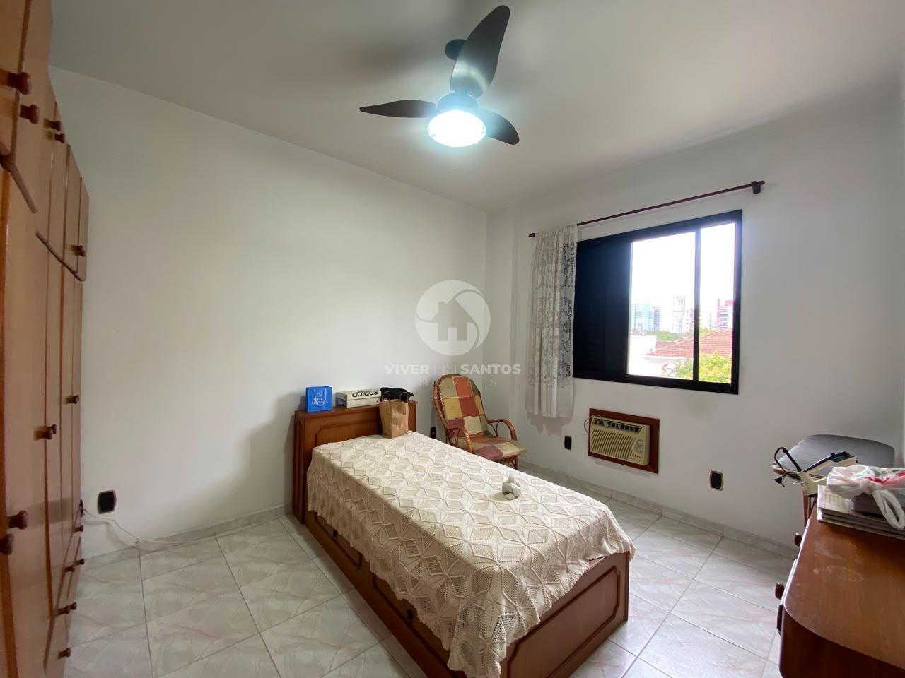 Apartamento 2 Dormitórios, Suíte, Garagem Fechada e 2 Quadras da Praia no Embaré - Santos SP em Embaré, Santos — foto 8