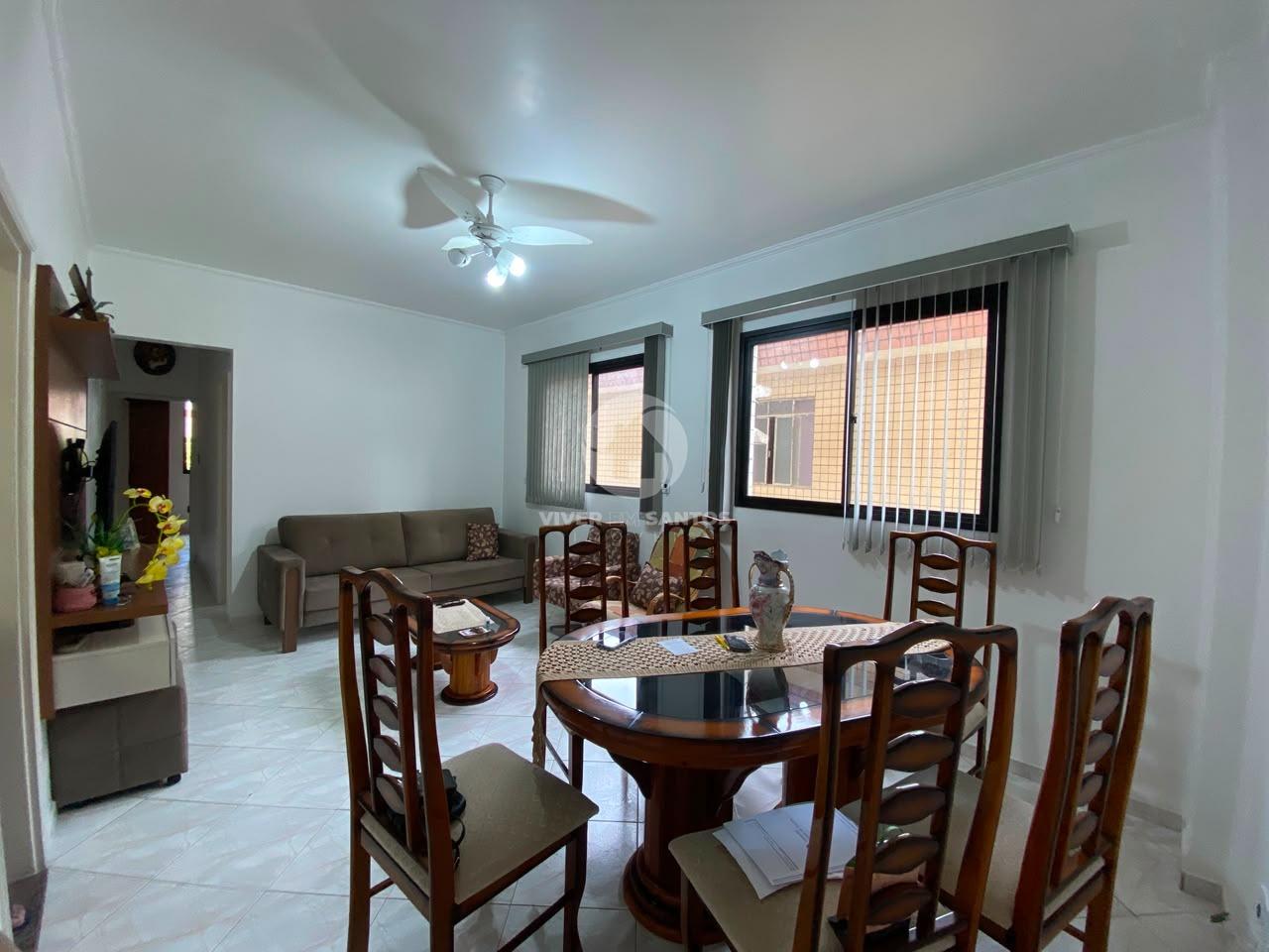 Apartamento 2 Dormitórios, Suíte, Garagem Fechada e 2 Quadras da Praia no Embaré - Santos SP em Embaré, Santos — foto 2