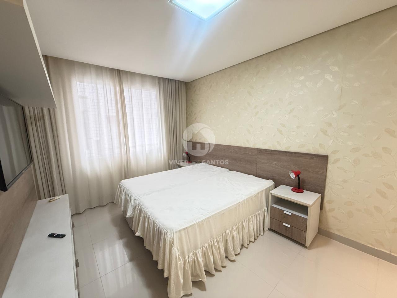 Apartamento 2 Dormitórios, Suíte, Porteira Fechada e 1 Quadra da Praia no Gonzaga - Santos SP em Gonzaga, Santos — foto 12