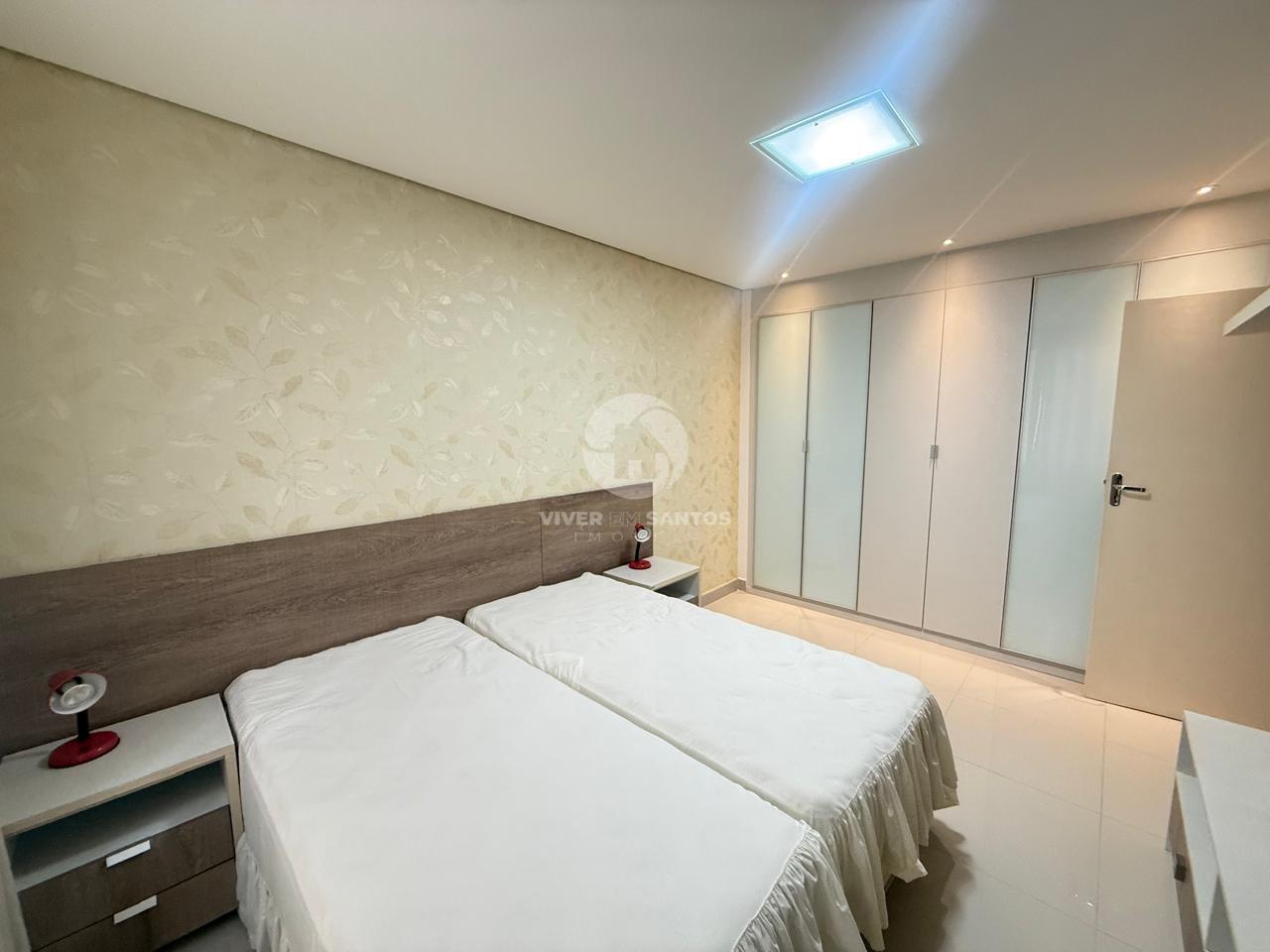 Apartamento 2 Dormitórios, Suíte, Porteira Fechada e 1 Quadra da Praia no Gonzaga - Santos SP em Gonzaga, Santos — foto 15