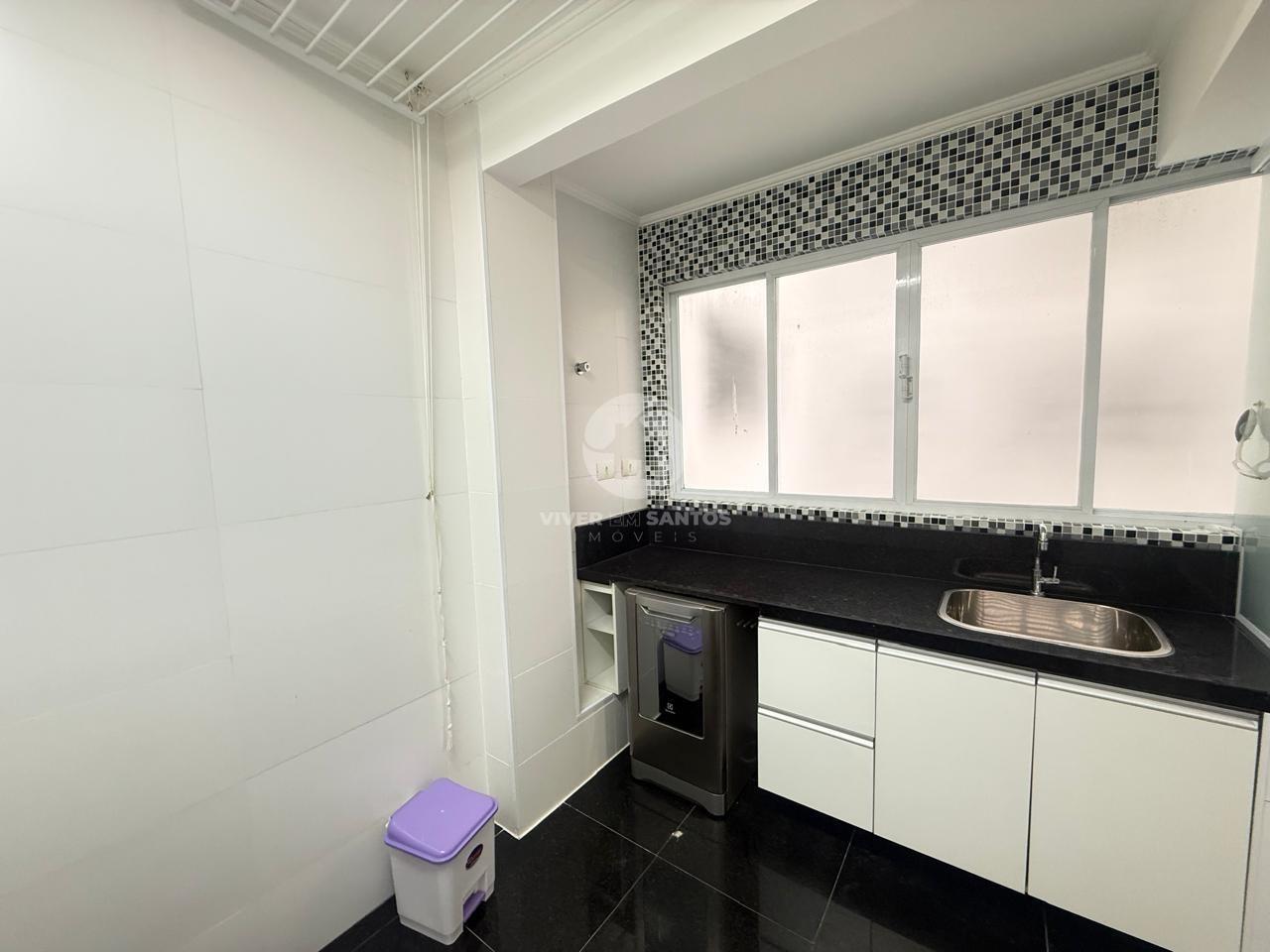 Apartamento 2 Dormitórios, Suíte, Porteira Fechada e 1 Quadra da Praia no Gonzaga - Santos SP em Gonzaga, Santos — foto 20