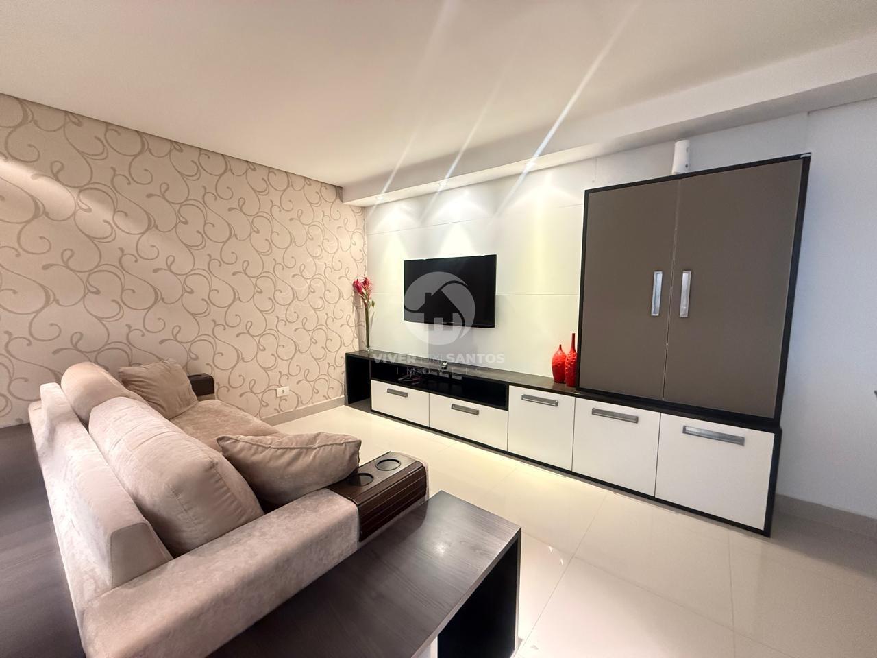 Apartamento 2 Dormitórios, Suíte, Porteira Fechada e 1 Quadra da Praia no Gonzaga - Santos SP em Gonzaga, Santos — foto 5