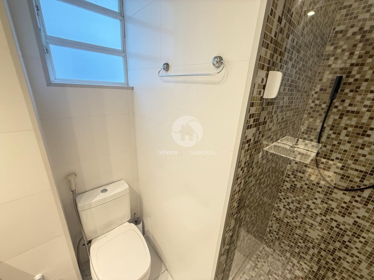 Apartamento 2 Dormitórios, Suíte, Porteira Fechada e 1 Quadra da Praia no Gonzaga - Santos SP em Gonzaga, Santos — foto 9