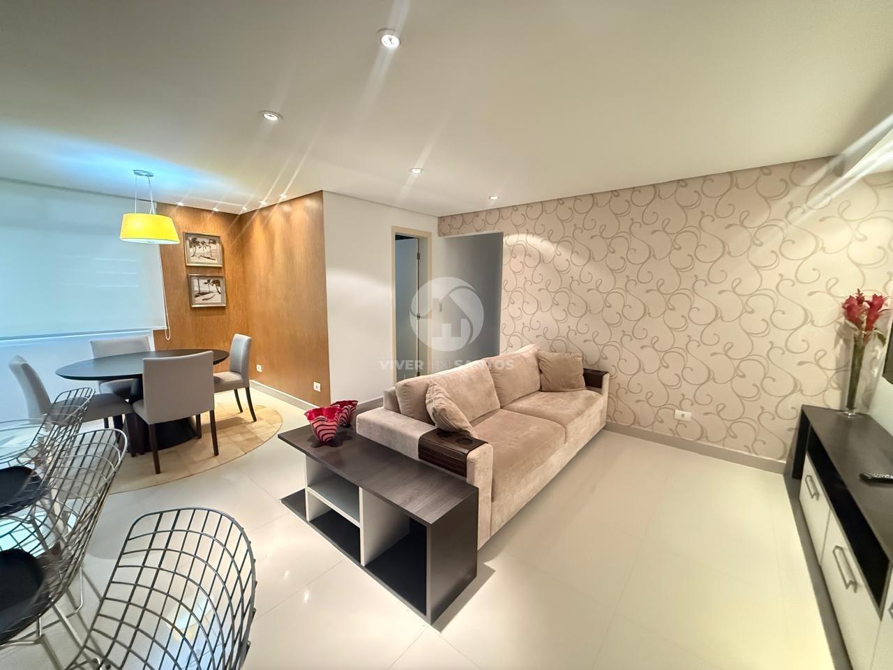 Apartamento 2 Dormitórios, Suíte, Porteira Fechada e 1 Quadra da Praia no Gonzaga - Santos SP em Gonzaga, Santos — foto 2