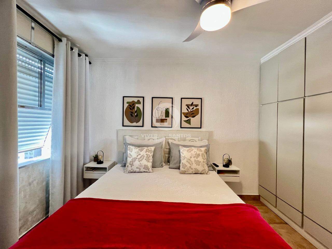 Lindo Apartamento 2 Dormitórios, Porteira Fechada, quadra da praia, Pompéia - Santos SP em Pompéia, Santos — foto 17