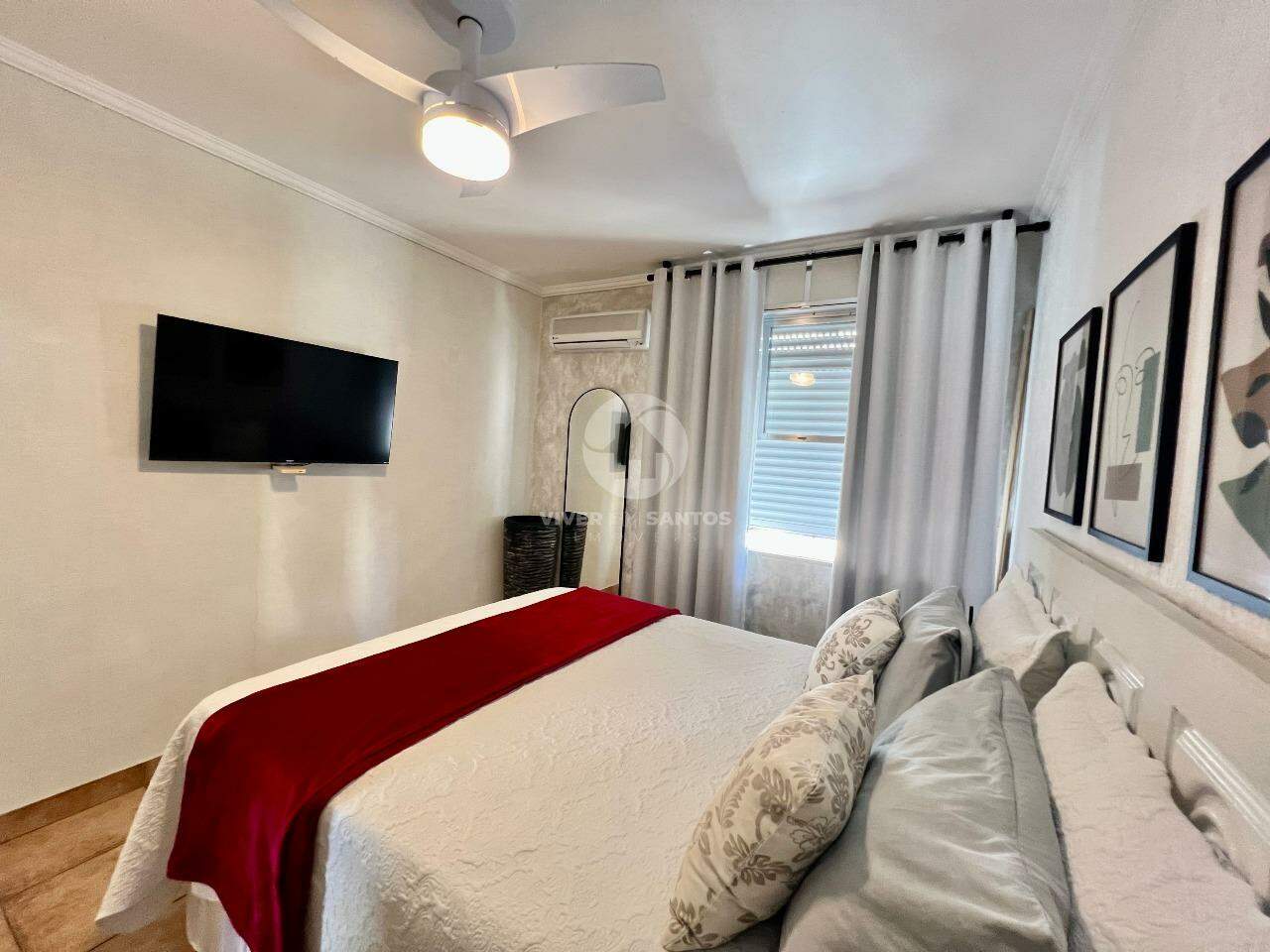 Lindo Apartamento 2 Dormitórios, Porteira Fechada, quadra da praia, Pompéia - Santos SP em Pompéia, Santos — foto 19