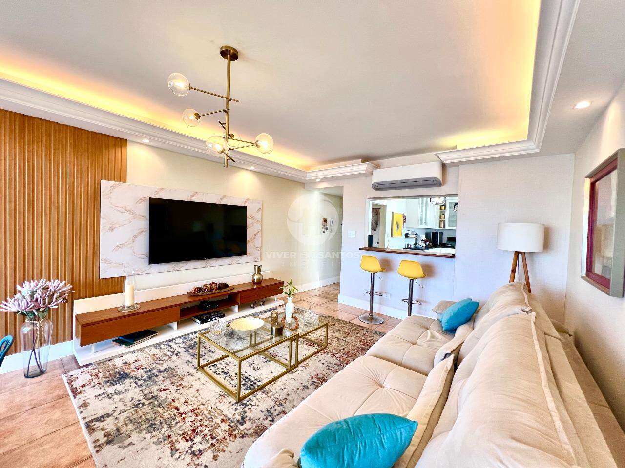 Lindo Apartamento 2 Dormitórios, Porteira Fechada, quadra da praia, Pompéia - Santos SP em Pompéia, Santos — foto 8