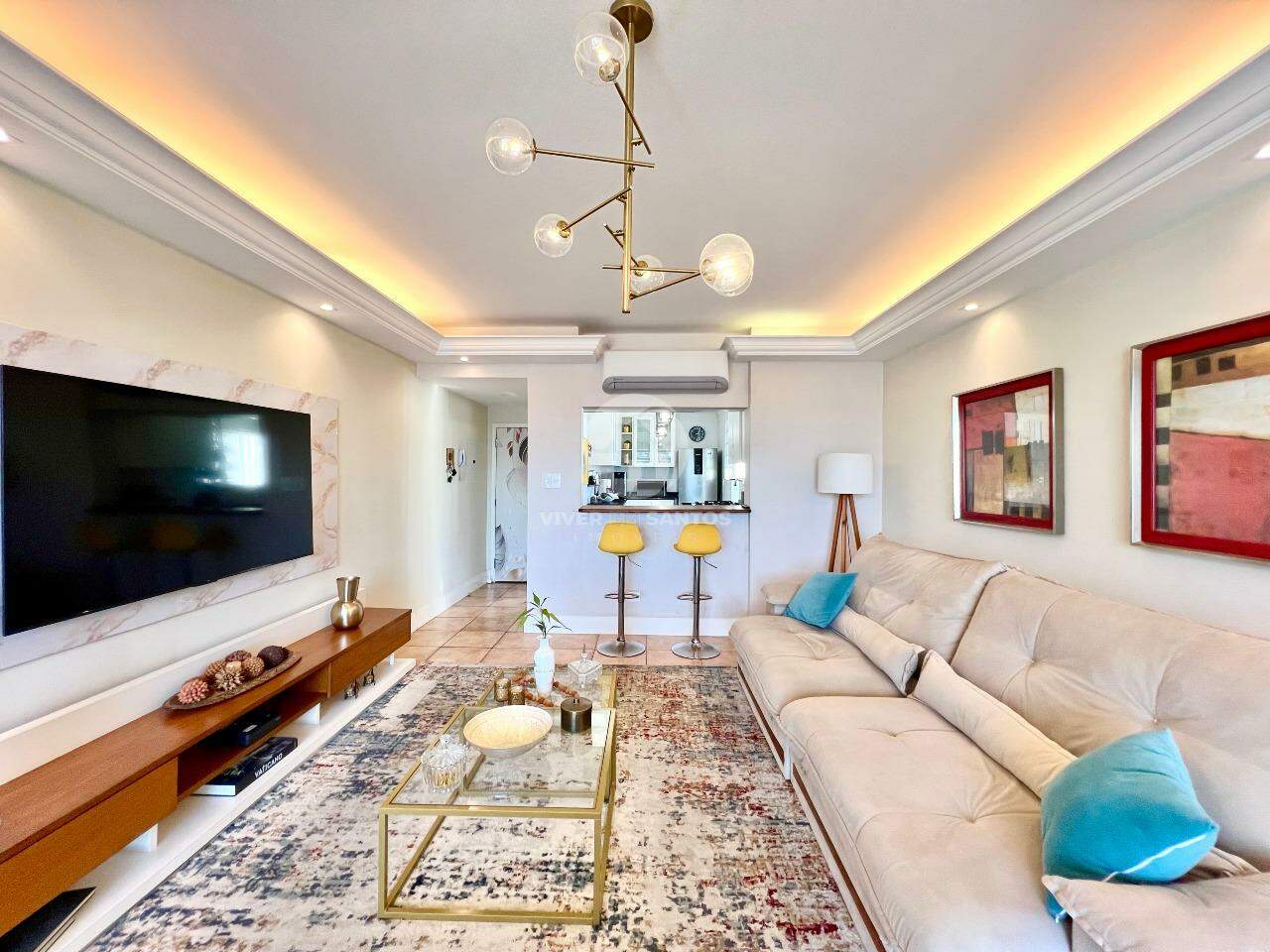 Lindo Apartamento 2 Dormitórios, Porteira Fechada, quadra da praia, Pompéia - Santos SP em Pompéia, Santos — foto 10