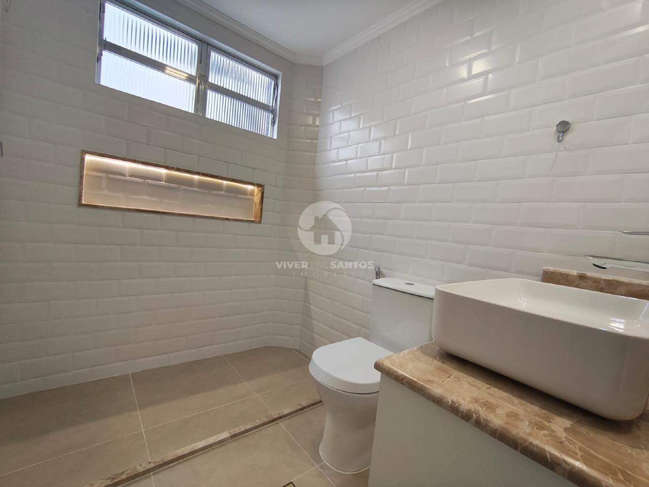 Apartamento 3 Dormitórios, 2 Vagas, Vista Mar e Totalmente Reformado na Ponta da Praia - Santos SP em Aparecida, Santos — foto 14