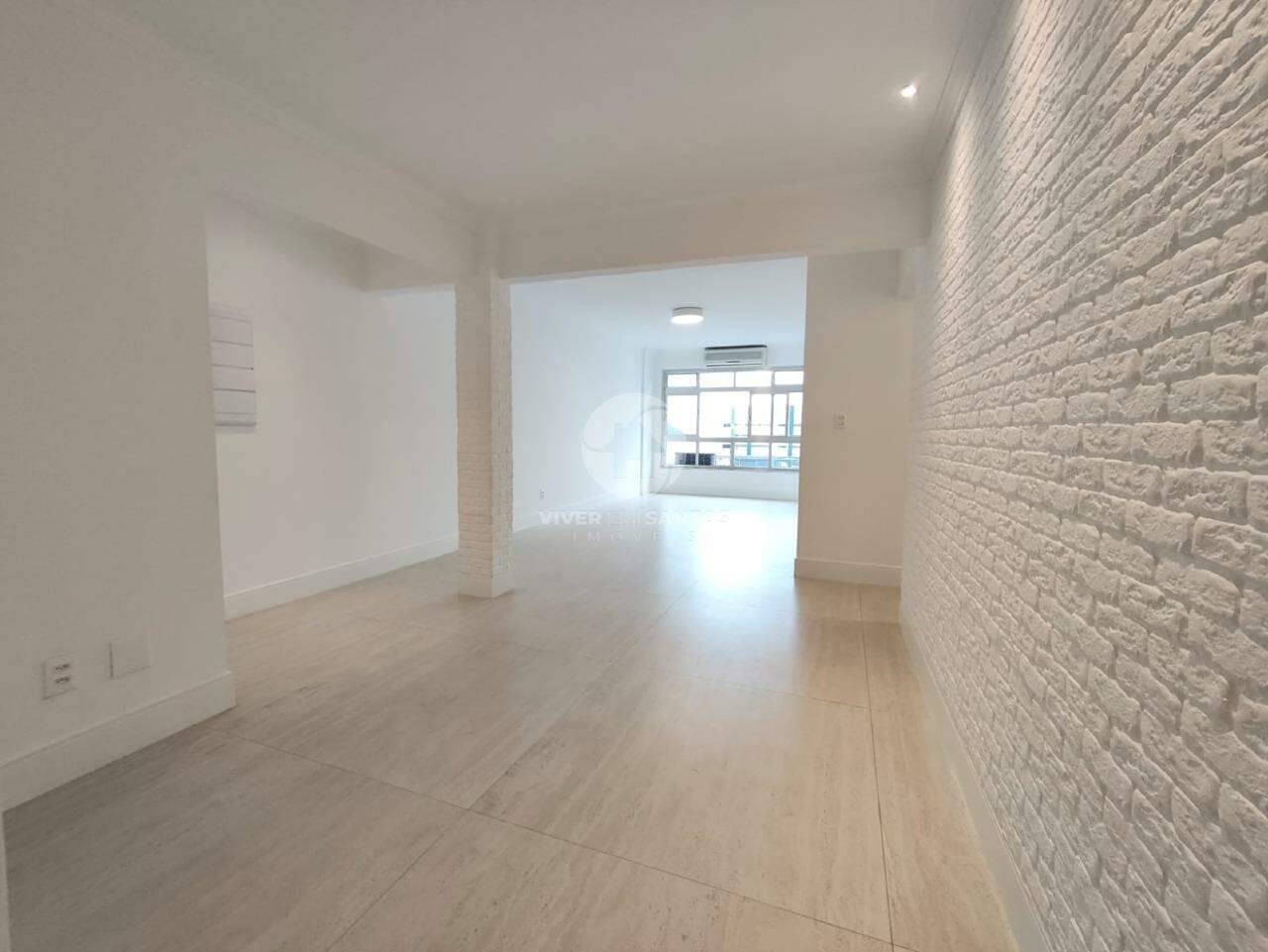 Apartamento 3 Dormitórios, 2 Vagas, Vista Mar e Totalmente Reformado na Ponta da Praia - Santos SP em Aparecida, Santos — foto 2