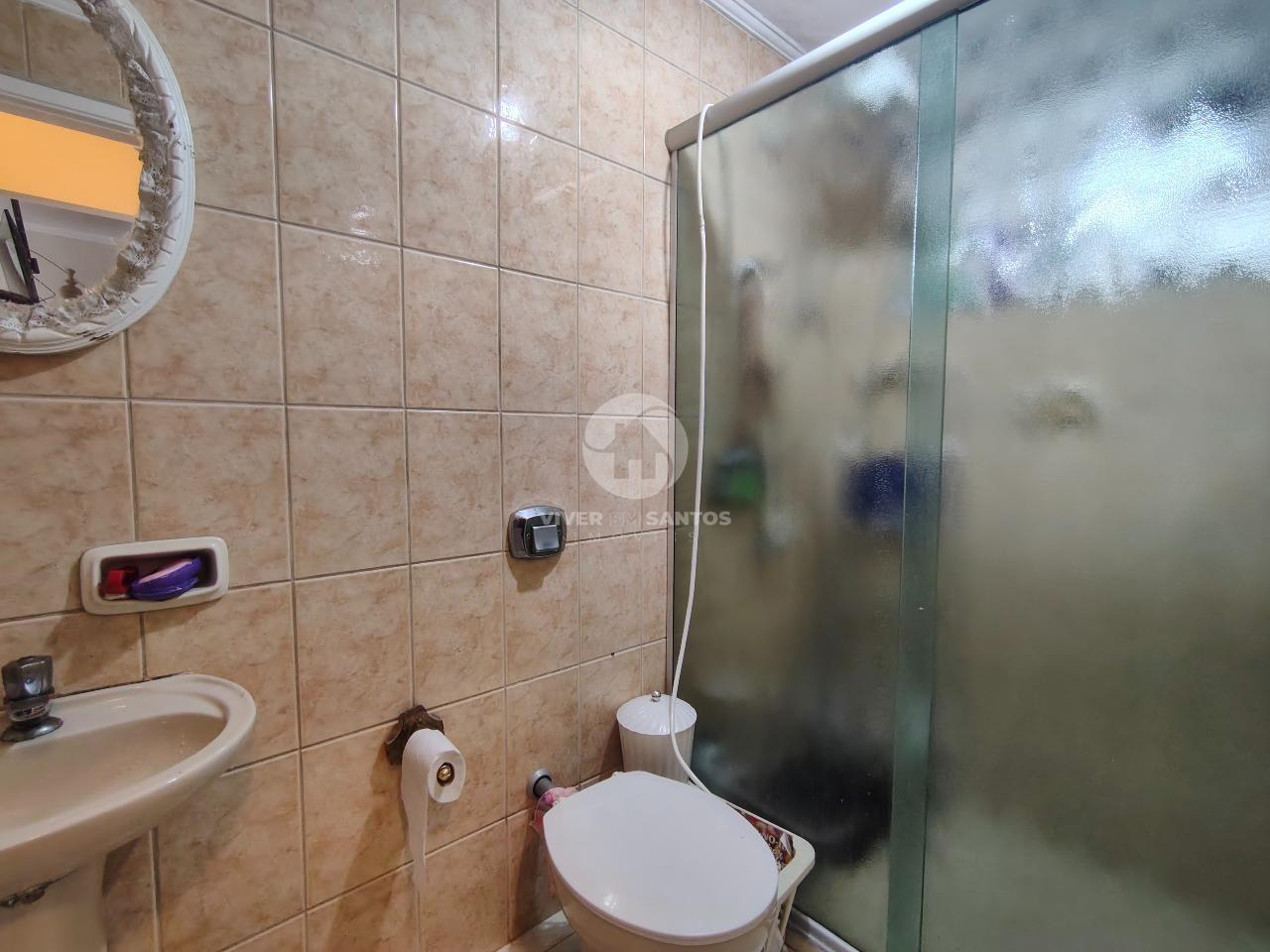 Apartamento 1 Dormitório, Sacada e Meia Quadra da Praia na Ponta da Praia - Santos SP em Ponta da Praia, Santos — foto 11