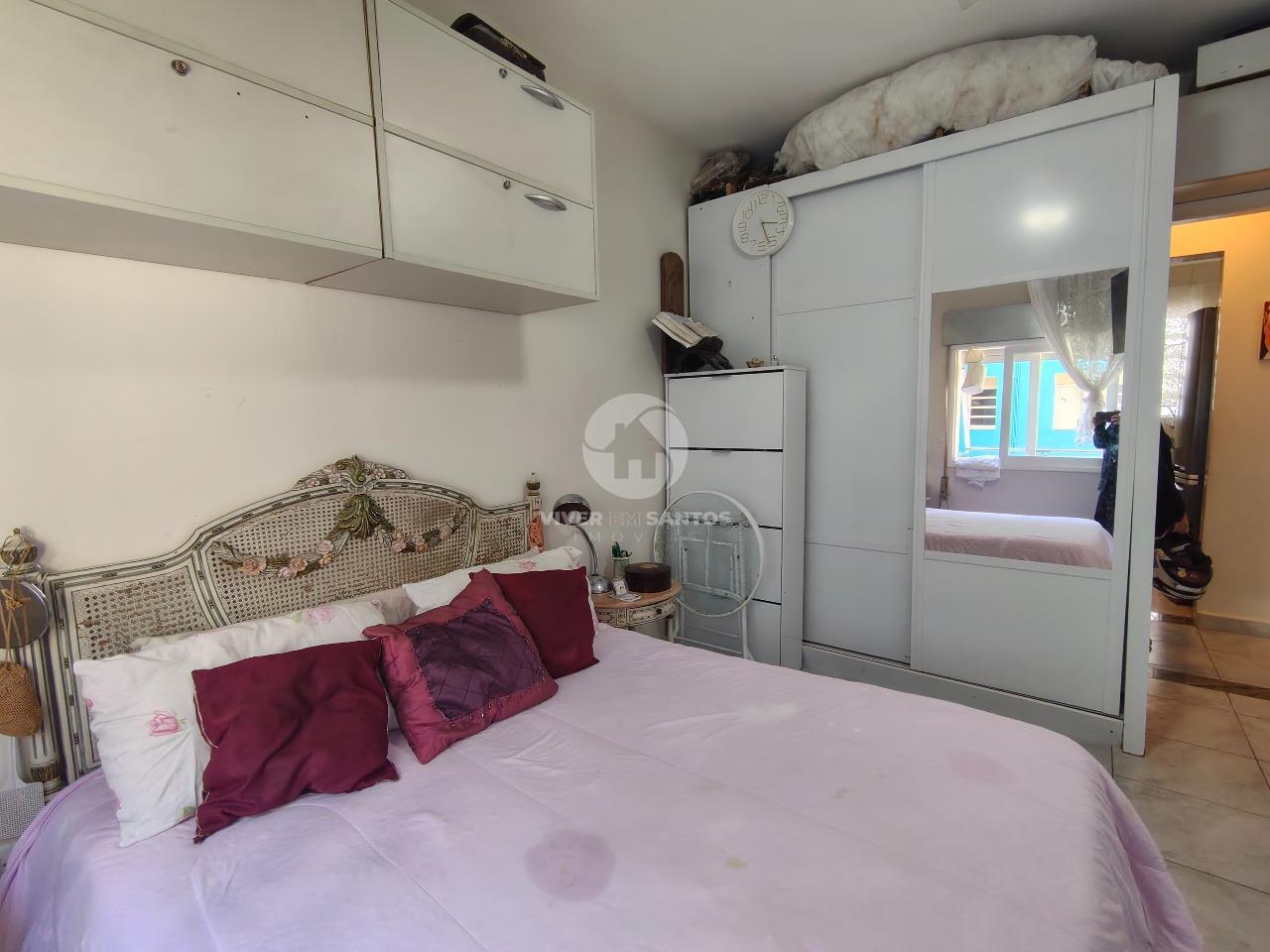 Apartamento 1 Dormitório, Sacada e Meia Quadra da Praia na Ponta da Praia - Santos SP em Ponta da Praia, Santos — foto 6