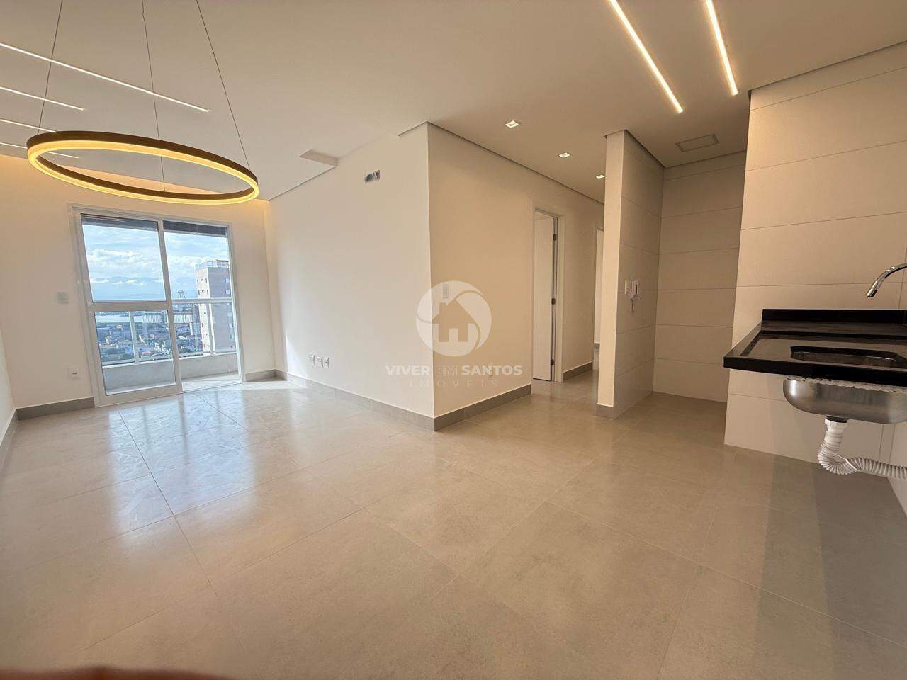 Apartamento Novo com 2 Dormitórios, Suíte e 1 Vaga no Macuco - Santos SP em Macuco, Santos — foto 2