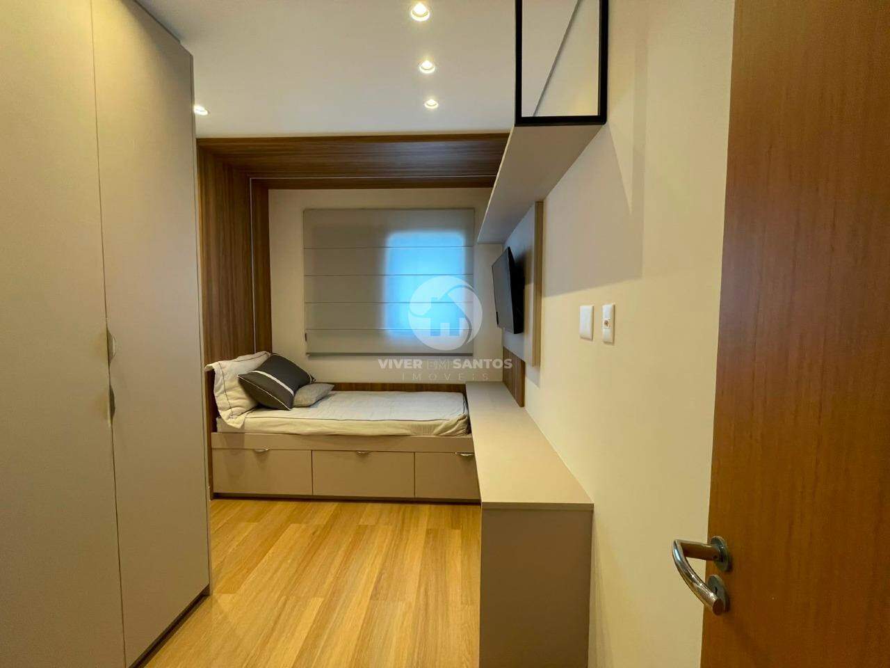 Apartamento 2 Dormitórios, Varanda Gourmet e Vista Livre - Santos SP em José Menino, Santos — foto 10