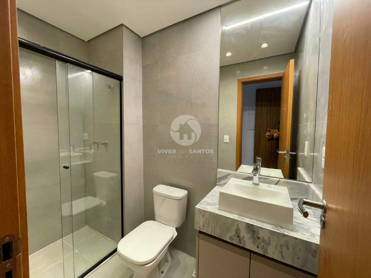 Apartamento 2 Dormitórios, Varanda Gourmet e Vista Livre - Santos SP em José Menino, Santos — foto 11