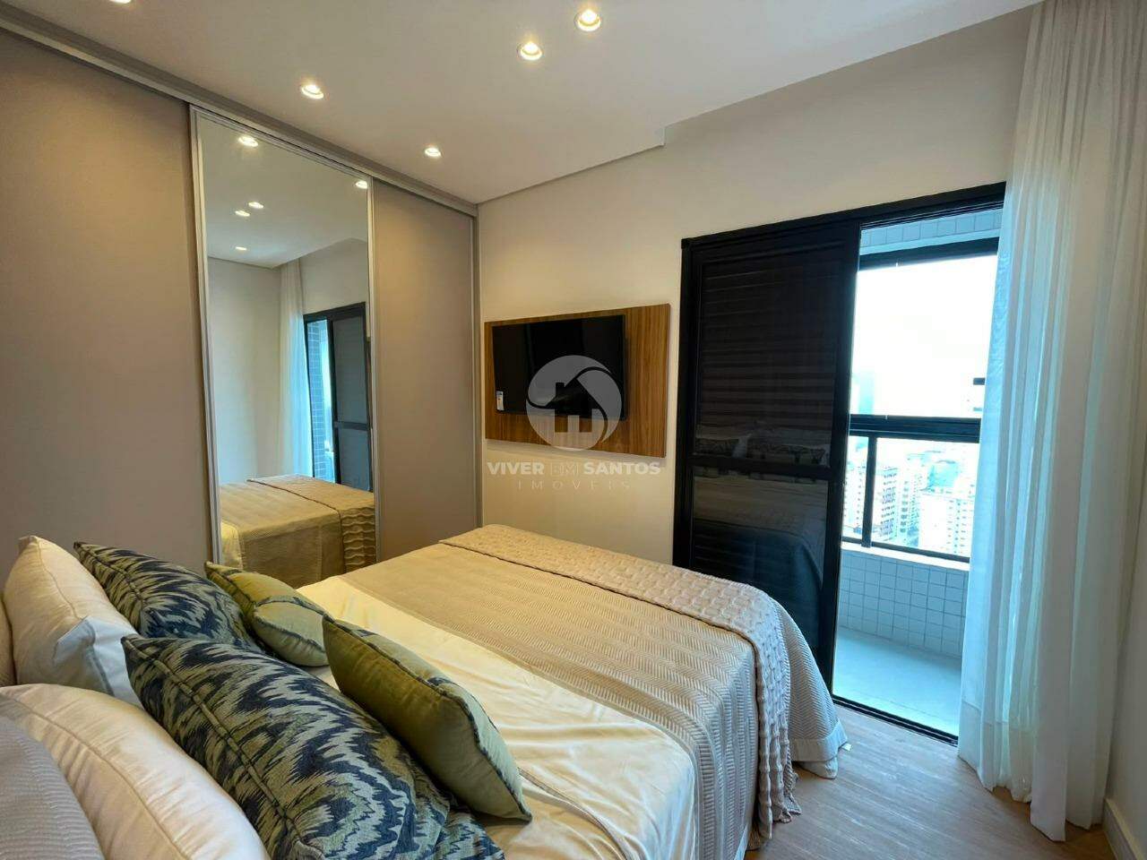 Apartamento 2 Dormitórios, Varanda Gourmet e Vista Livre - Santos SP em José Menino, Santos — foto 6